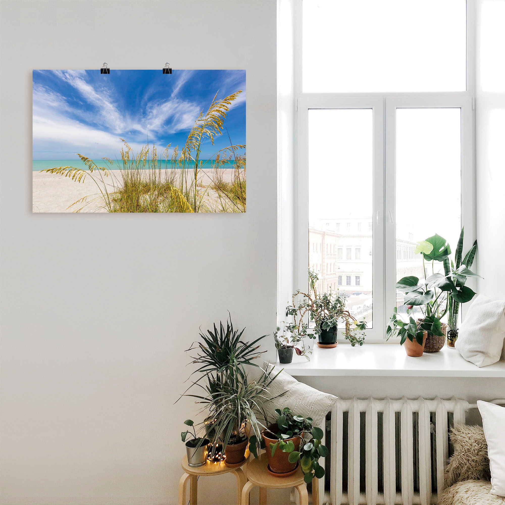 Artland Wandbild »Himmlische Stille am Strand«, Strandbilder, (1 St.), als  Alubild, Leinwandbild, Wandaufkleber oder Poster in versch. Größen bequem  kaufen