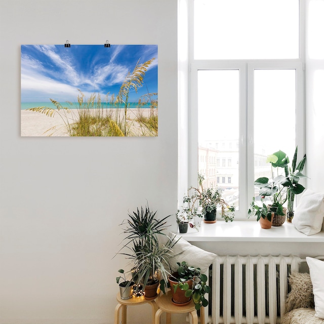Artland Wandbild »Himmlische Stille am Strand«, Strandbilder, (1 St.), als  Alubild, Leinwandbild, Wandaufkleber oder Poster in versch. Größen bequem  kaufen