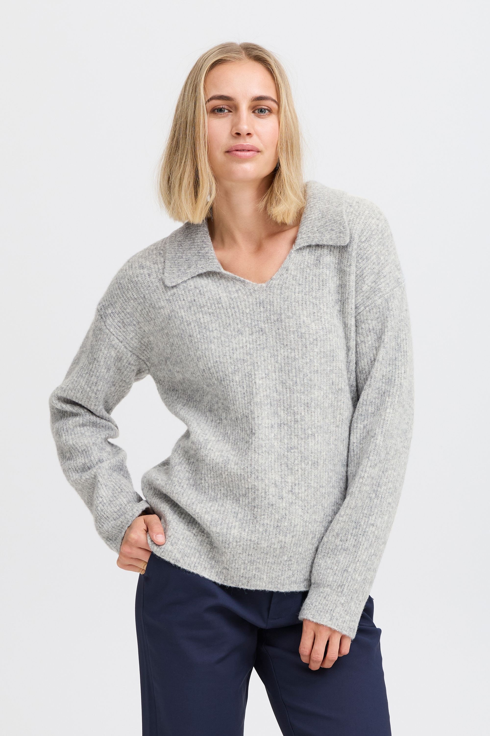 Pulz Jeans Strickfleece-Pullover »Strickpullover PZASTRA V-Neck Pullover«
