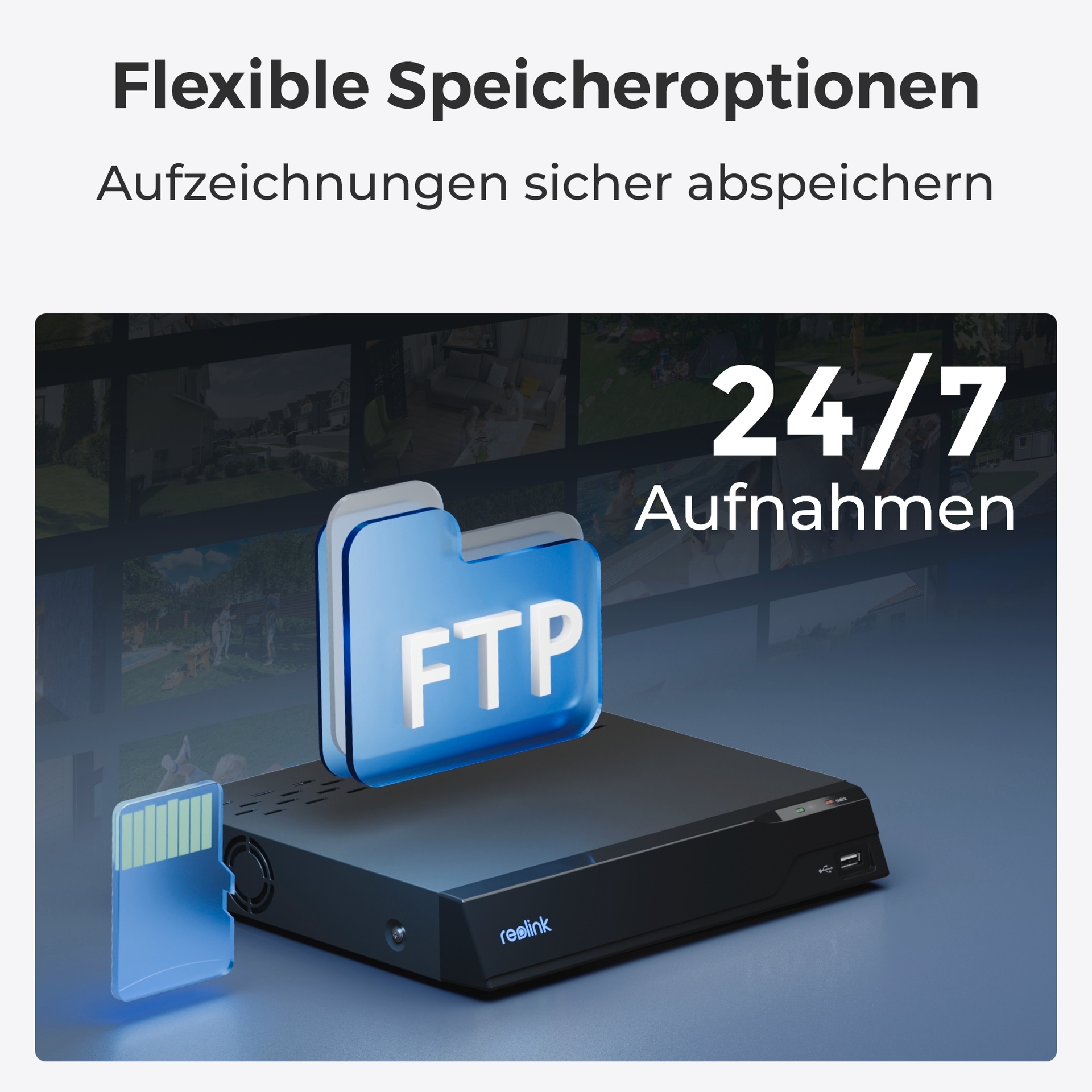 Reolink Überwachungskamera »P344 - 12MP PoE Überwachungskamera Aussen mit farbiger Nachtsicht«, Außenbereich, Personen-/Fahrzeug-/Haustiererkennung, Zwei-Wege-Audio, Zeitraffer