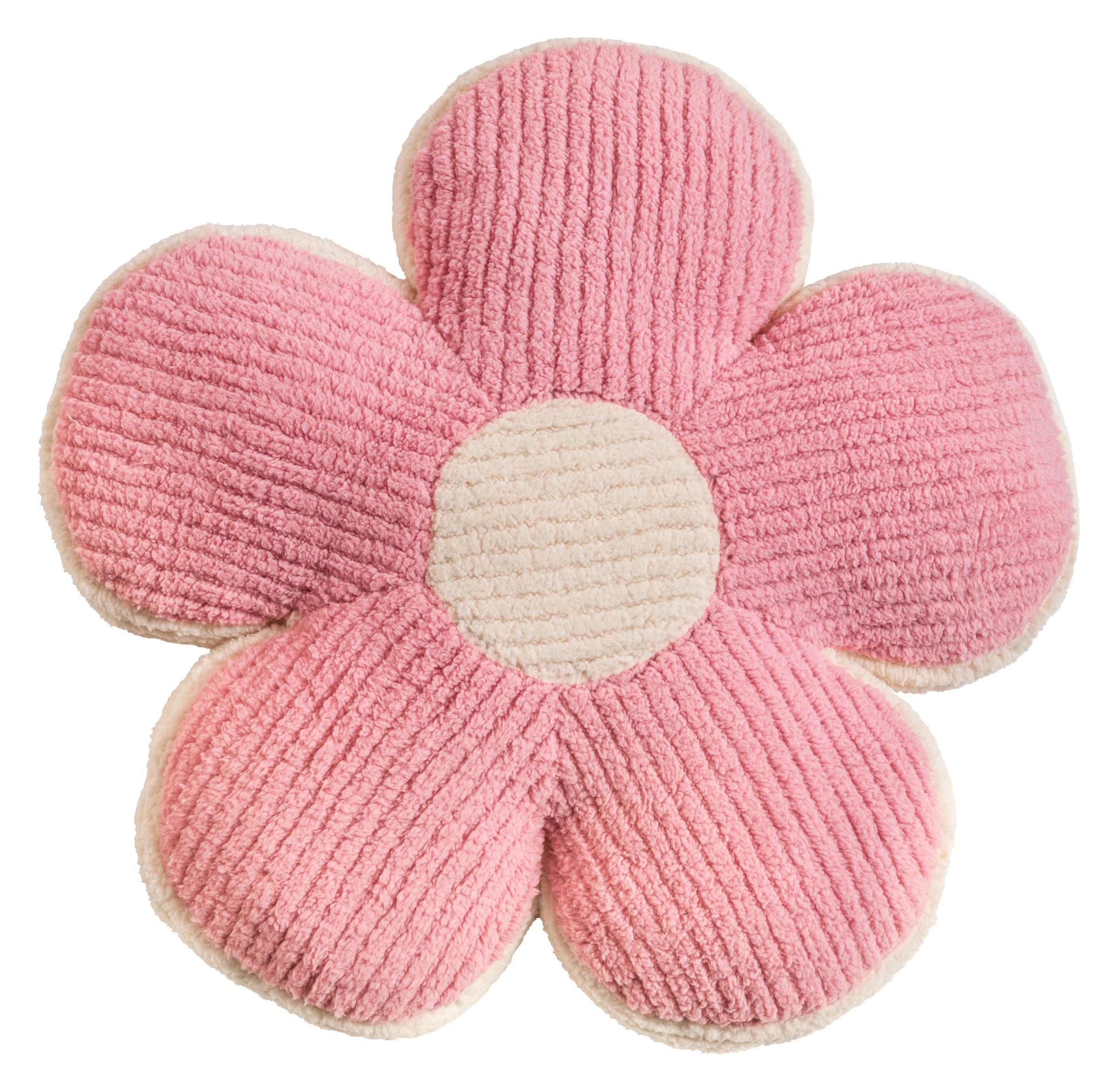 Magma Heimtex Dekokissen »BONNY Blumenkissen« Blumenkissen aus Cord – Kuschelige Blütenfreude in Gelb & Rose