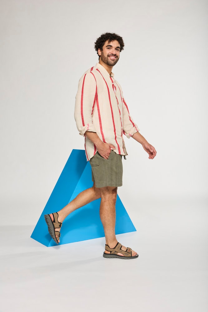 Rieker Sandale  Sommerschuh, Klettschuh, Outdoorsandale, in Trekking-Optik