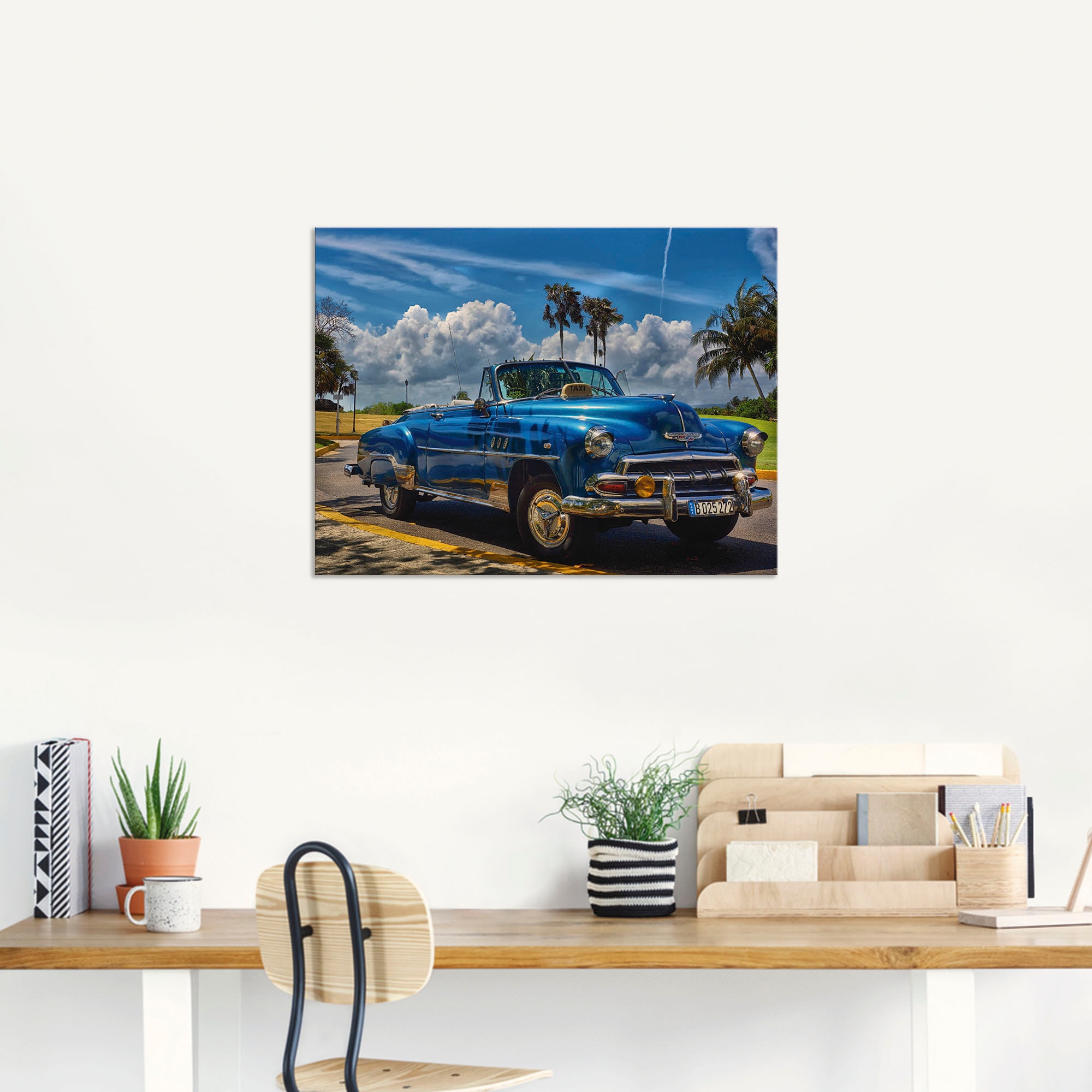 Artland Wandbild »Havanna Flair« Auto 1 Stk. tlg. als Alubild, Outdoorbild, Leinwandbild, Poster, Wandaufkleber