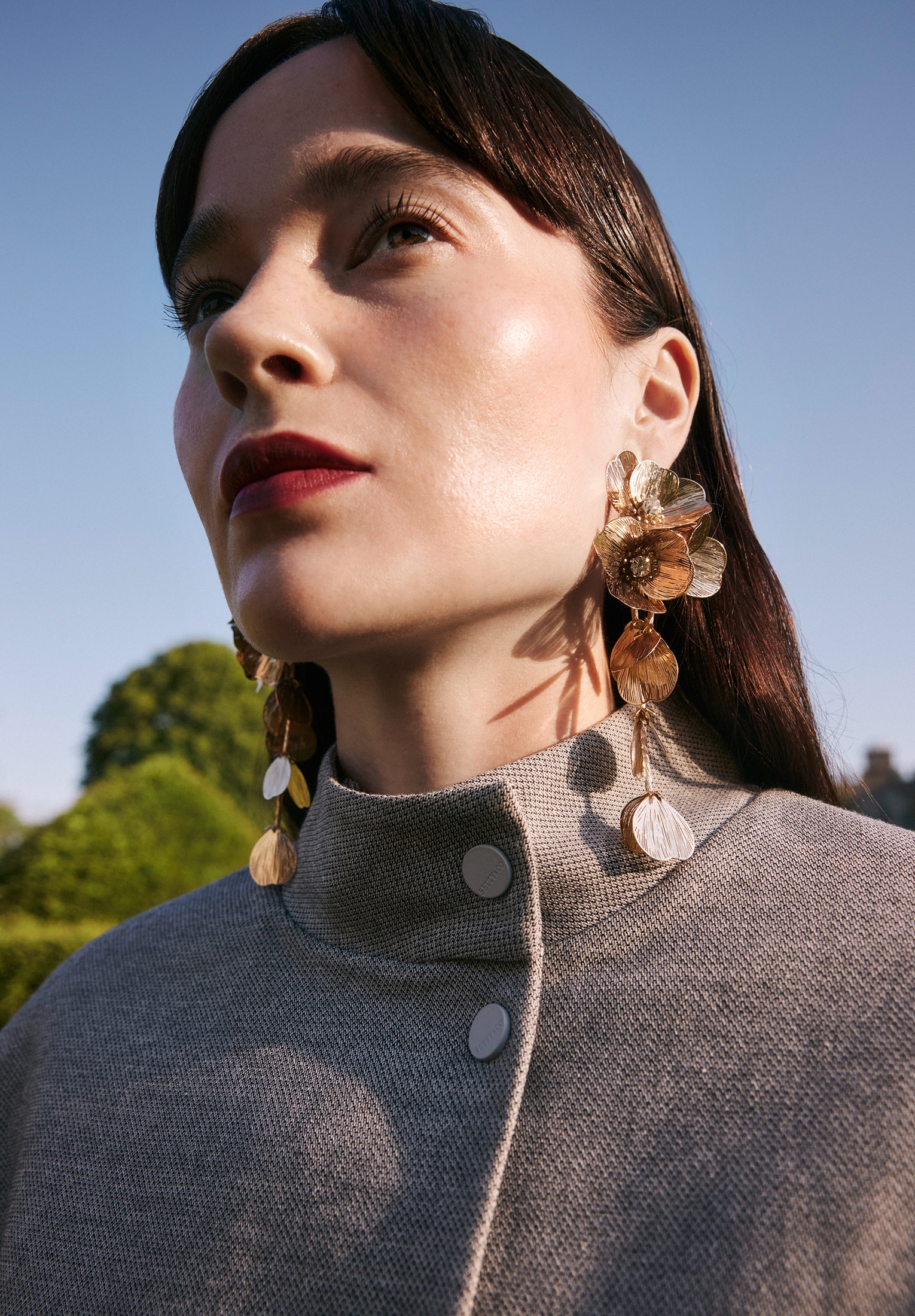 Betty&Co Jackenblazer »Casual-Jacke mit überschnittenen Ärmeln«