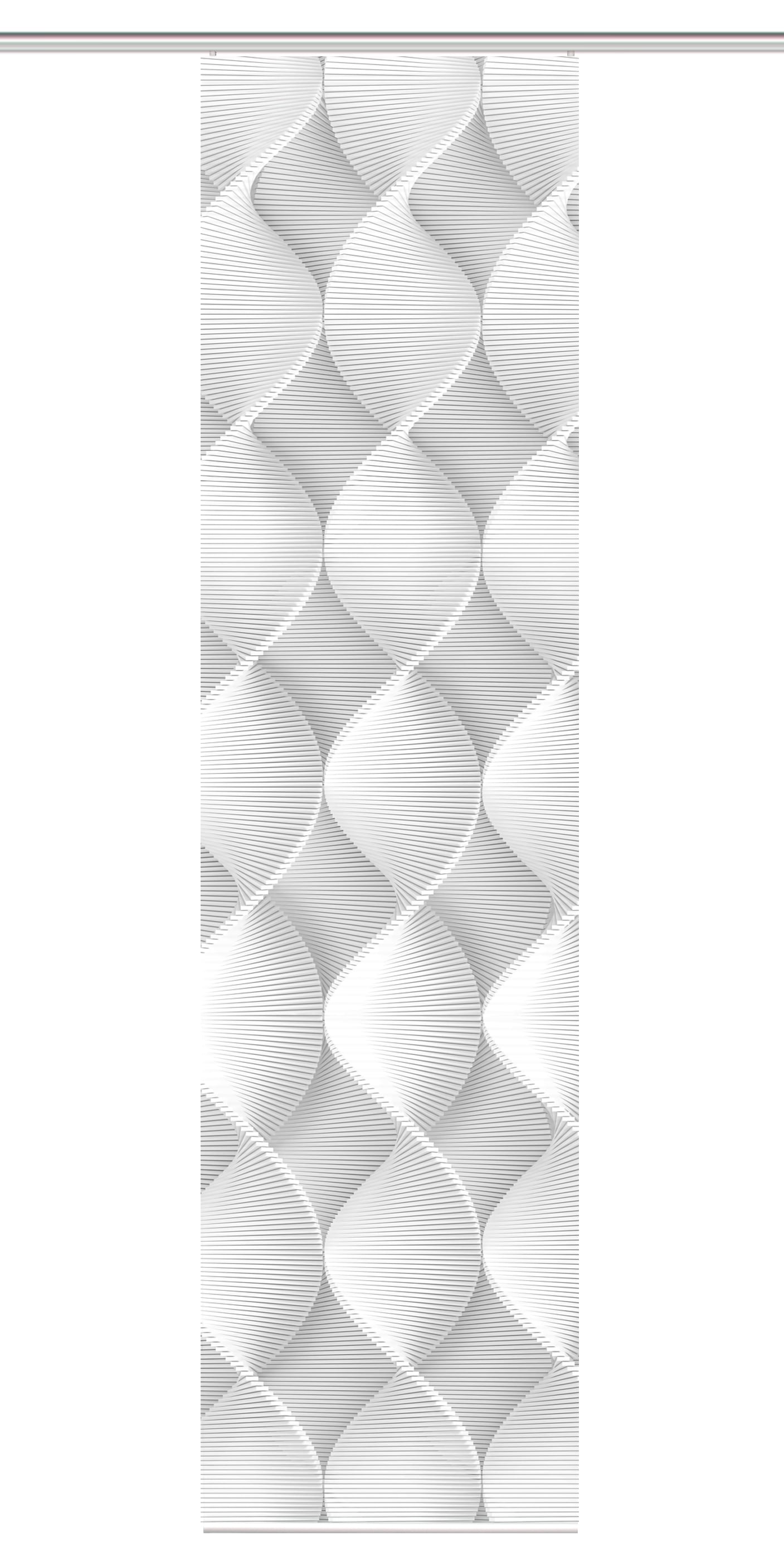 HOME in green Schiebegardine »LAMIRA« Paneelwagen 1 Stk. tlg. DIGITALBEDRUCKT, BAMBUSOPTIK RECYCELT