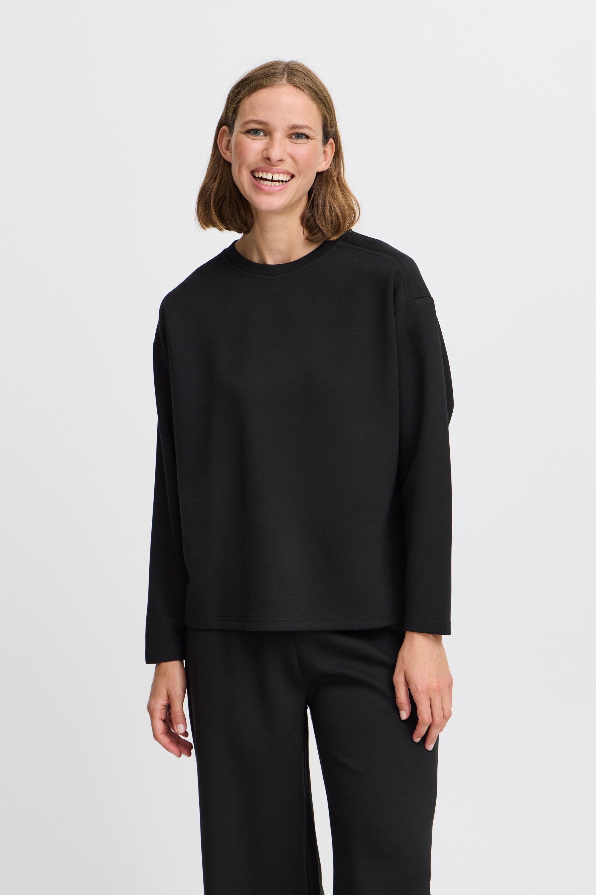 b.young Rundhalspullover »Sweatshirt BYPusti«
