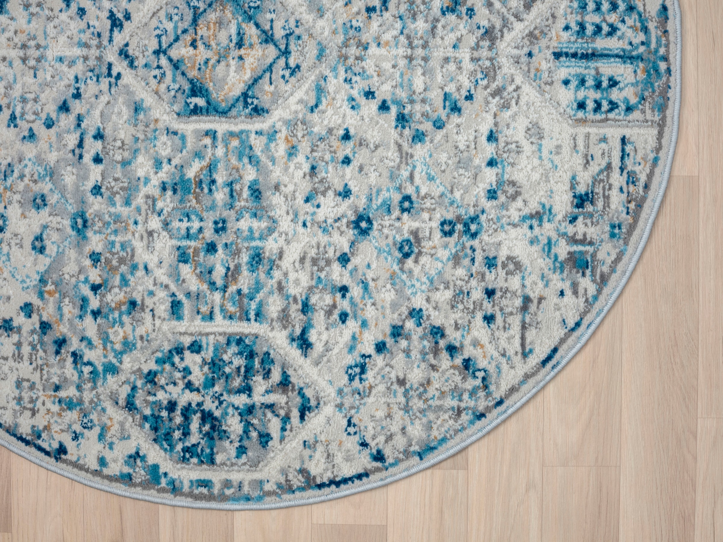 Myflair Möbel & Accessoires Teppich »My Heriz 2«, rund, 8 mm Höhe, Kurzflor, klassisches Orient Design, besonders weich durch Microfaser