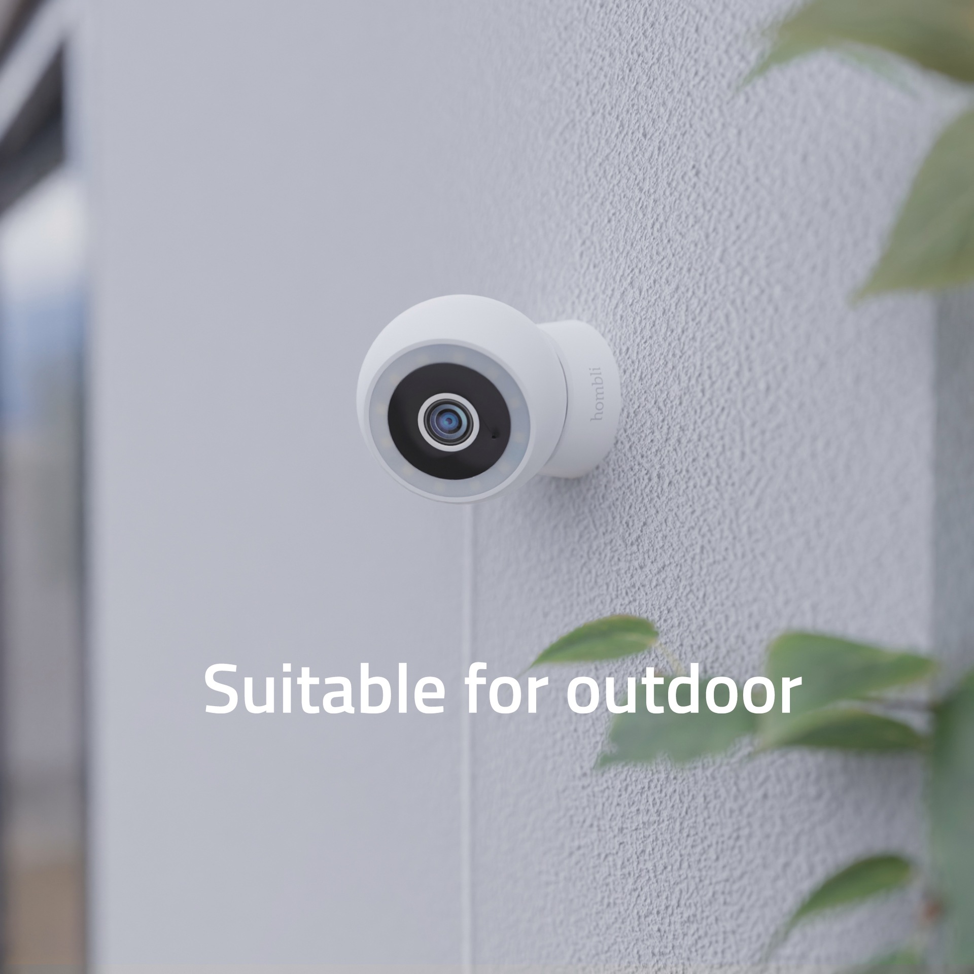 Hombli Überwachungskamera »Smarte Outdoor Kamera«, Innenbereich, Magnetische Kugelgelenkhalterung, Nachtsicht