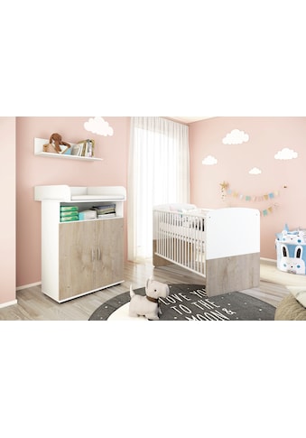 Lüttenhütt Babymöbel-Set, 4-teilig, bestehend aus: Babybett 70 x 140 cm, Kommode,... kaufen