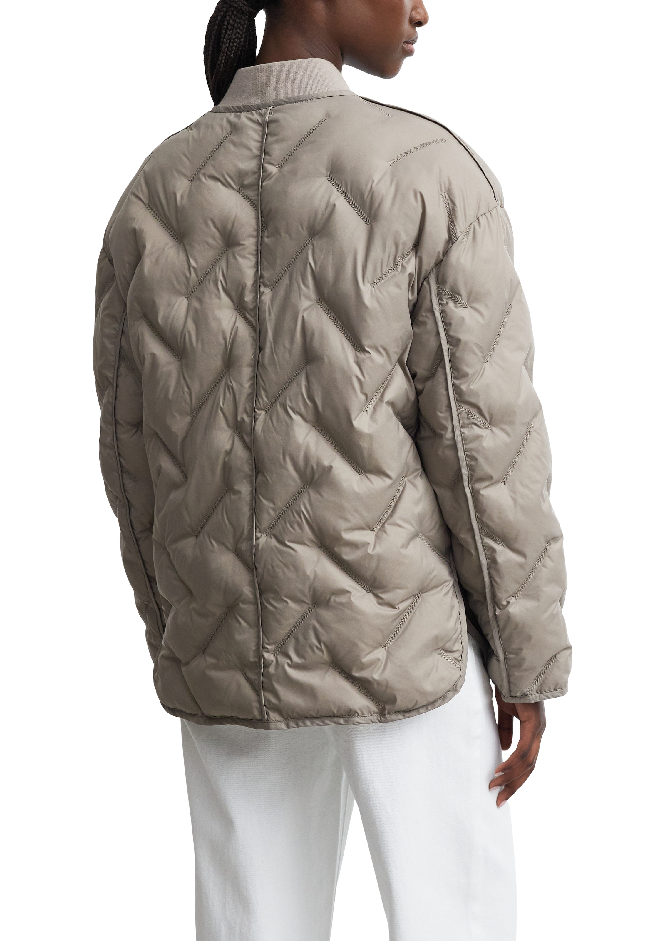 Comma Steppjacke ohne Kapuze im Blouson-Stil und mit Reißverschluss