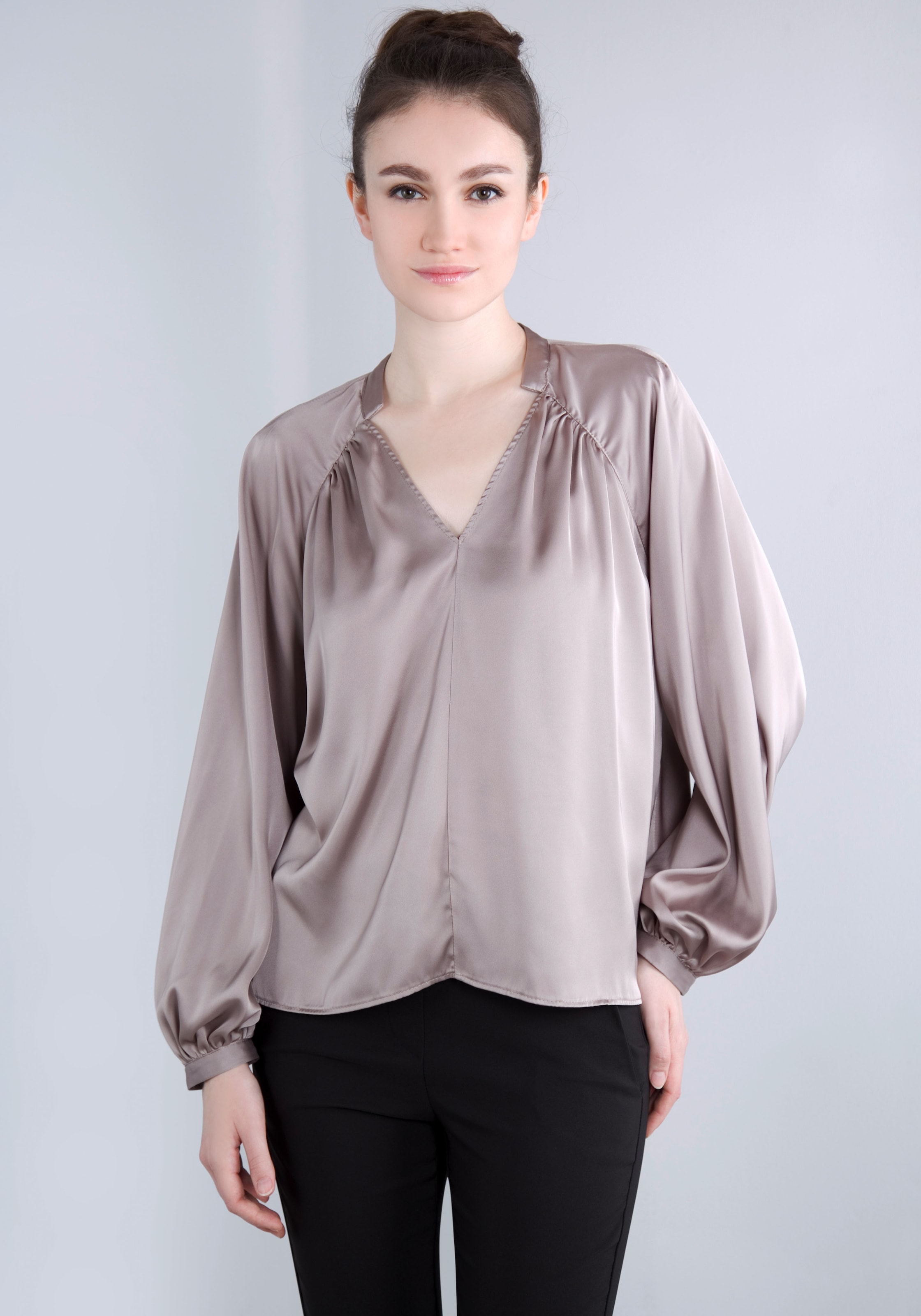 IMPERIAL Blusenshirt, in satinierter Optik