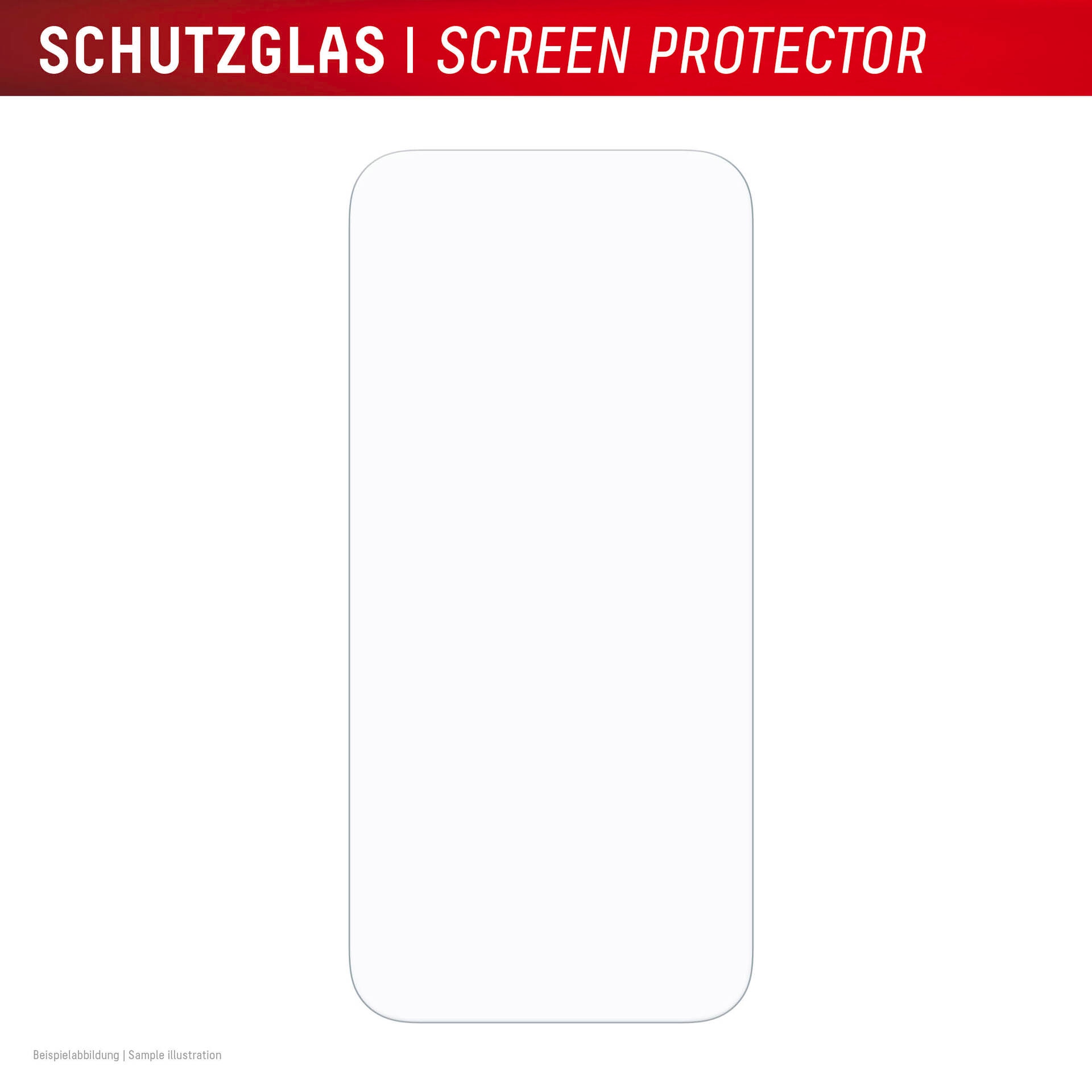 Displex Displayschutzglas »Real Glass Screen Protector« für Apple iPhone 17 Pro Max Displayschutzfolie, Schutzfolie, Bildschirmschutz, kratz- & stoßfest