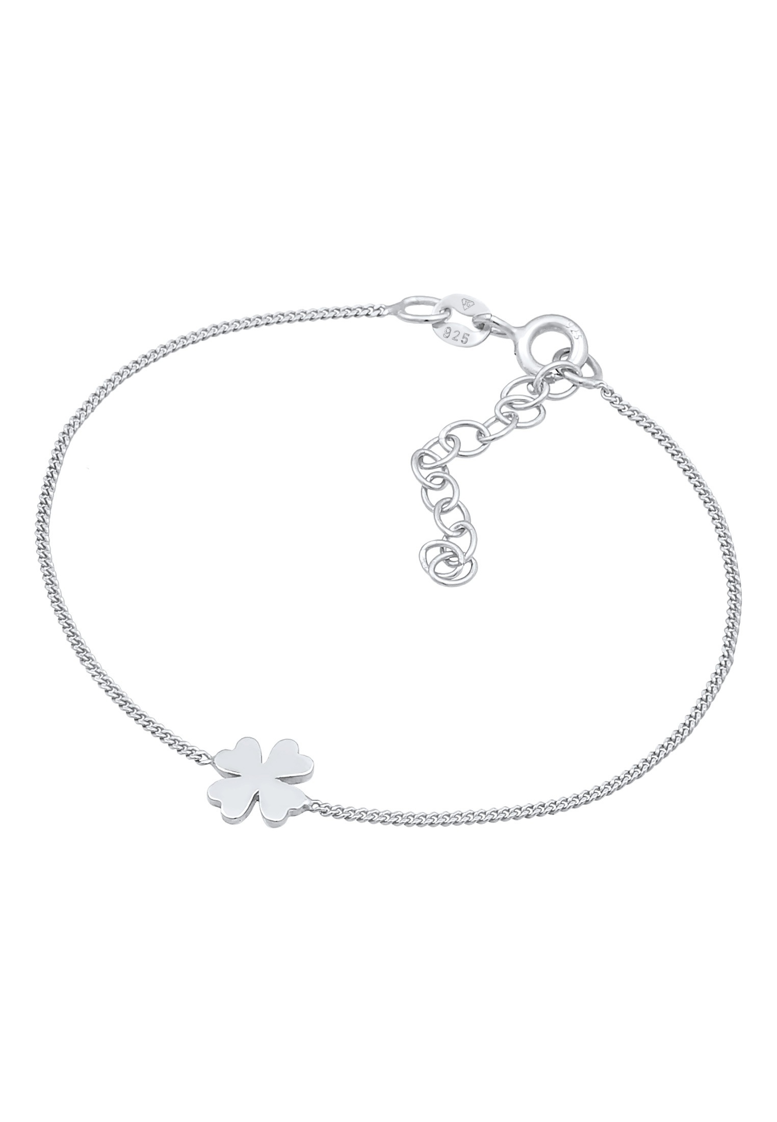 Elli Armkette »Armband Kleeblatt Glücksbringer Symbol Talisman 925 Silber«