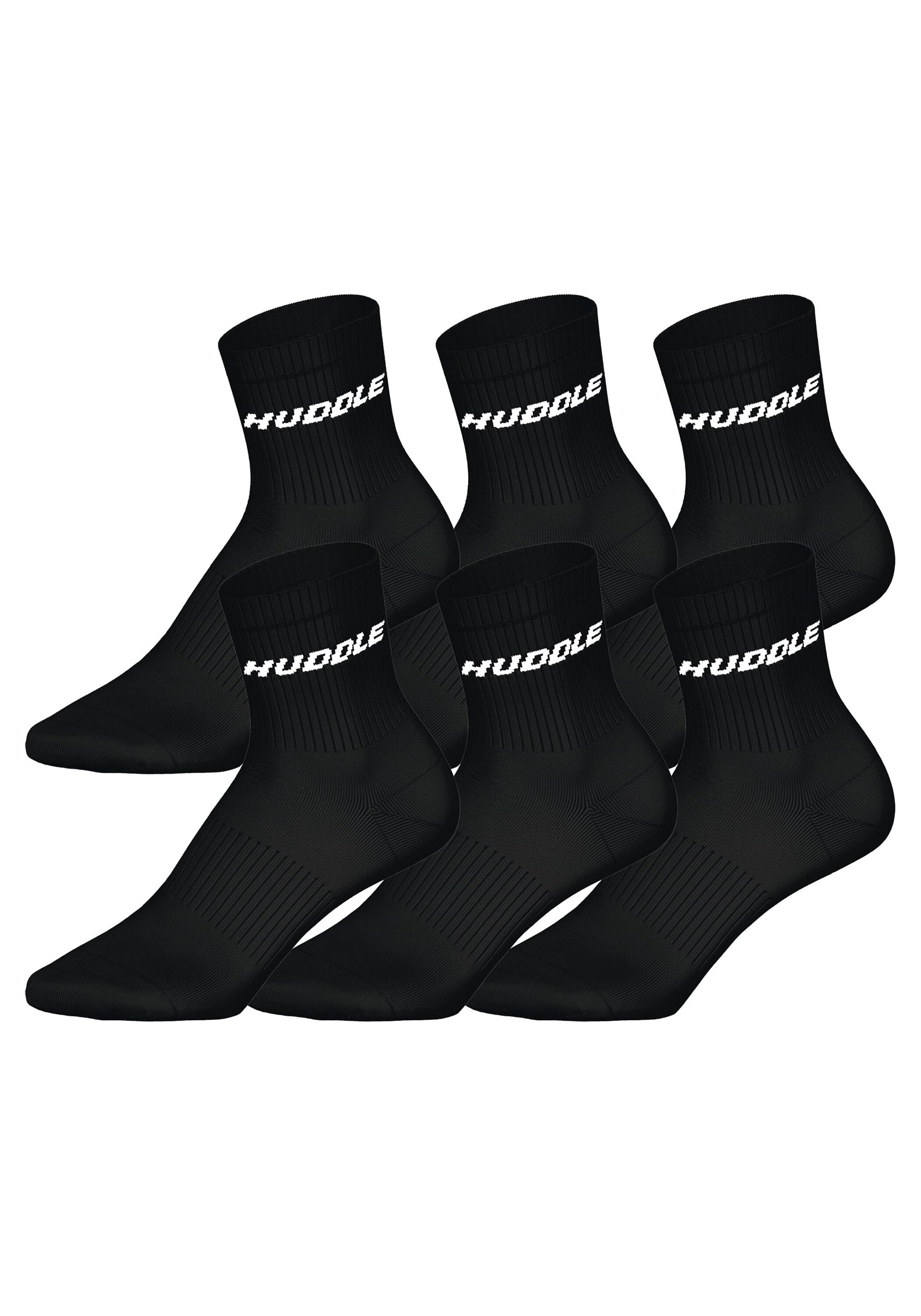 HUDDLE Kurzsocken »Socken HUDDLE  6pk Short Crew Socks 6er Pack« 6 Paar tlg.