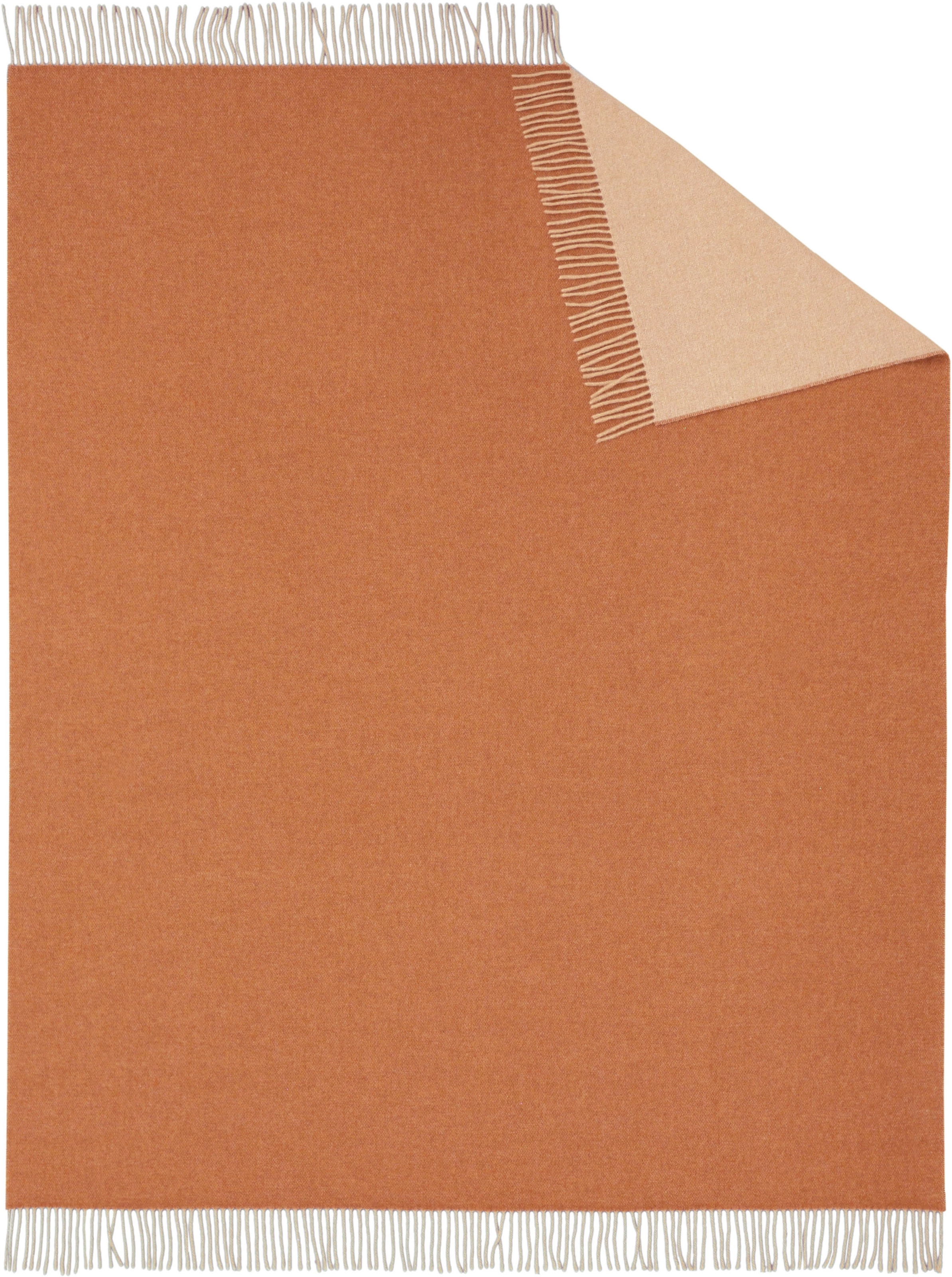 Biederlack Wohndecke »Soft Impression im Doubleface-Look« Wolle-Kaschmir-Mix