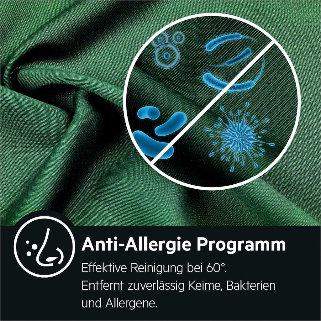 AEG Waschmaschine »L6FB49VFL«, Serie 6000, L6FB49VFL, 9 kg, 1400 U/min, Hygiene-/ Anti-Allergie Programm mit Dampf