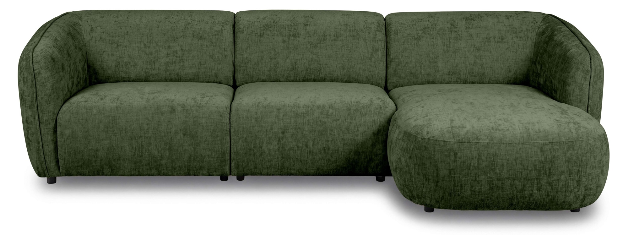 Home affaire Ecksofa »OSTRUP Rundsofa, L-Form, Naturtöne, Boucle oder Chenille« Breite 280 cm, organische Form mit sanften Rundungen