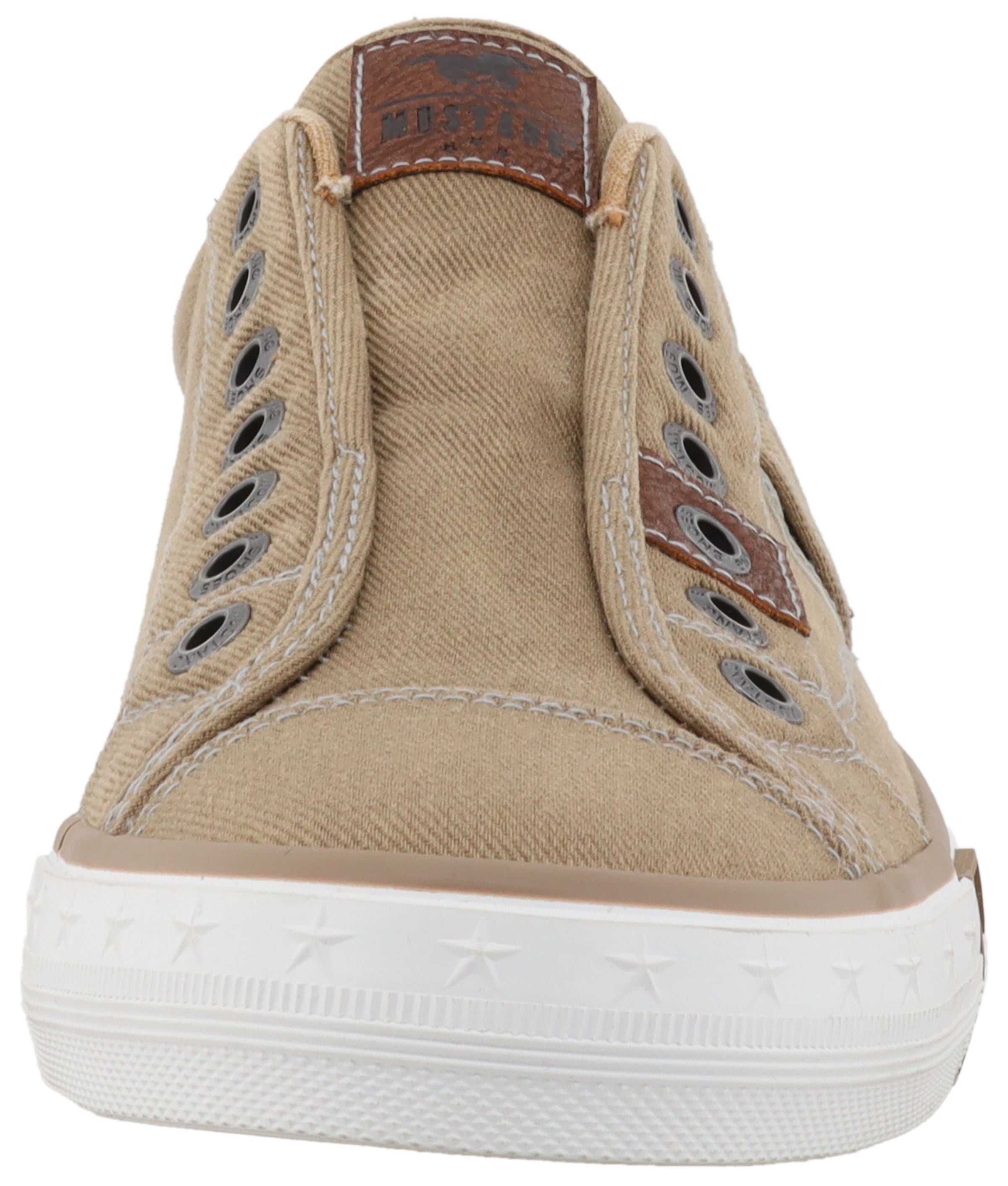 Mustang Shoes Slip-On Sneaker »Calogero«  Slipper, Freizeitschuh, Halbschuh mit Kontrastnähten