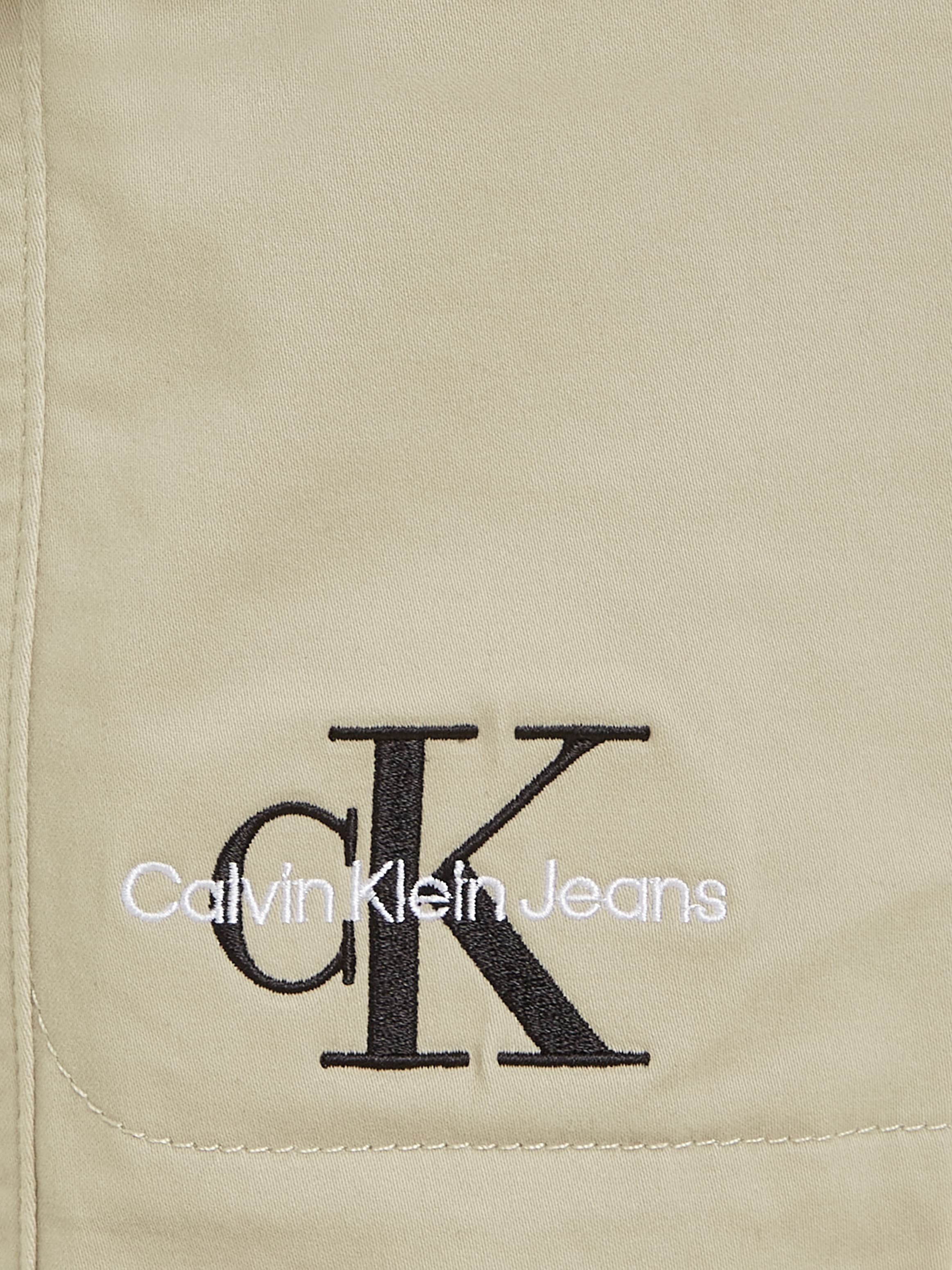 Calvin Klein Jeans Cargohose Logoprägung bei ♕ »SATEEN PANTS«, CARGO mit