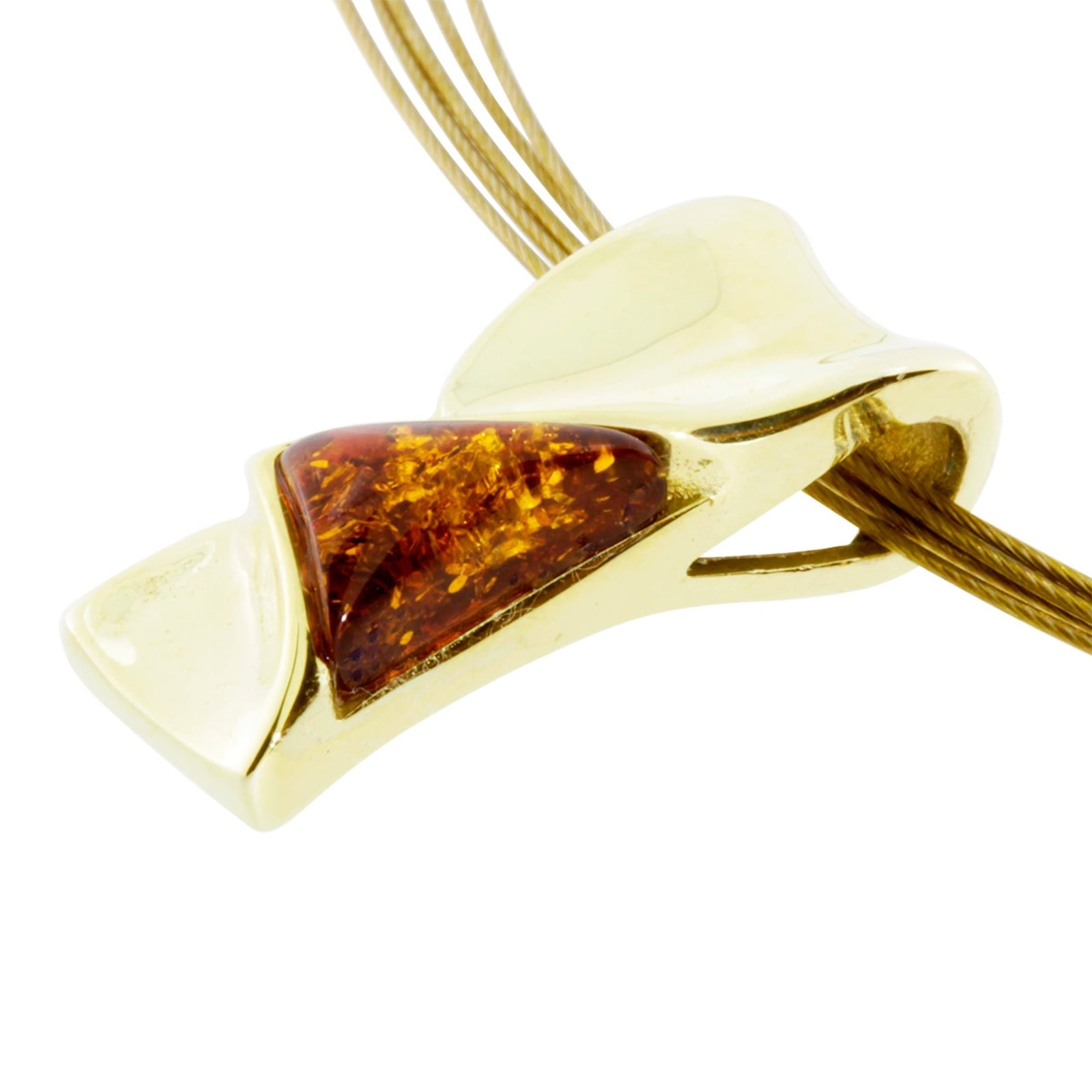 OSTSEE-SCHMUCK Collier »- Ingebrit - Gold 333/000 - Bernstein«