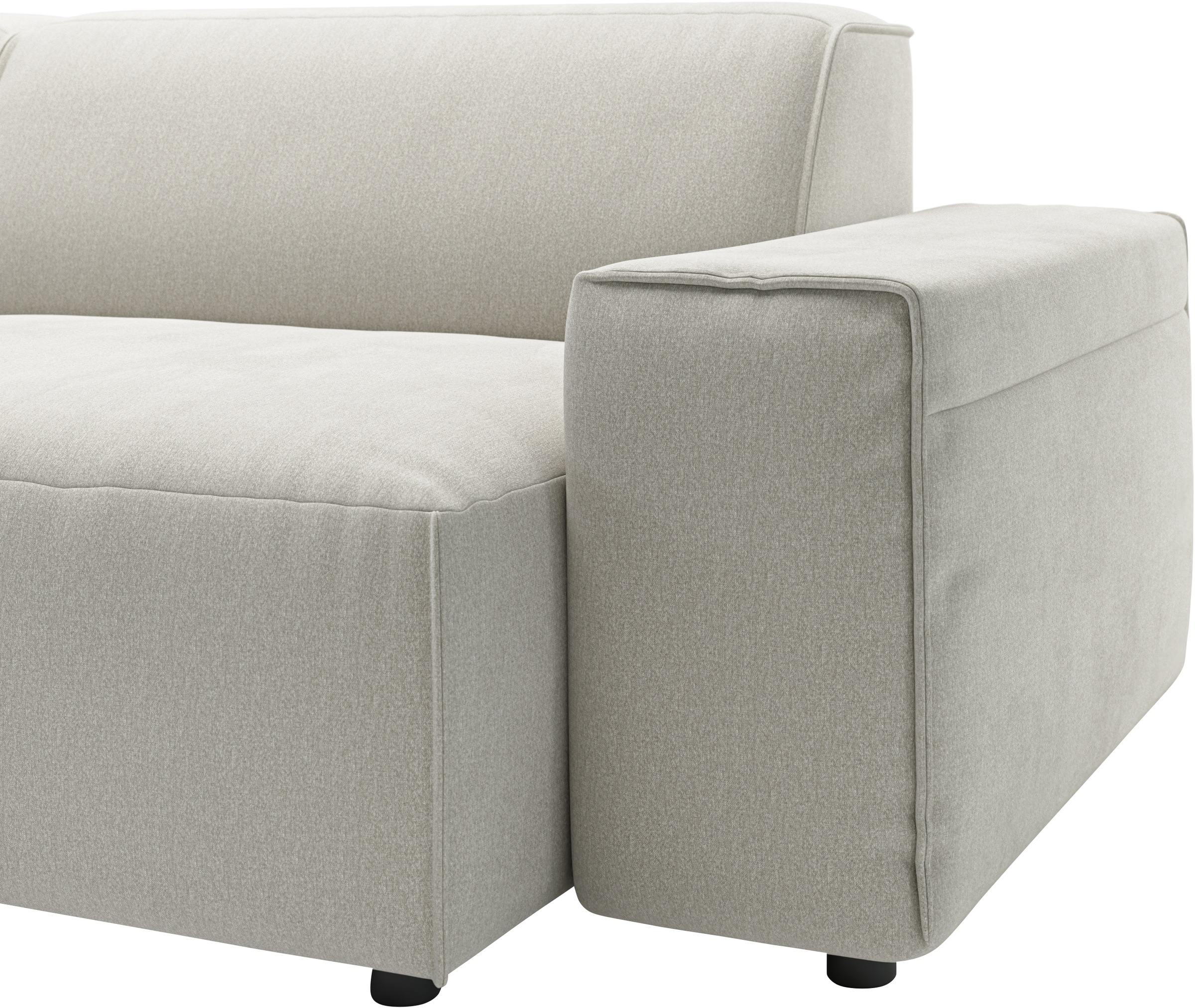 andas Ecksofa »Glimminge L-Form auch in Breitcord, Feincord + Easy care-Bezug,«, Breite 264, Zierkissen