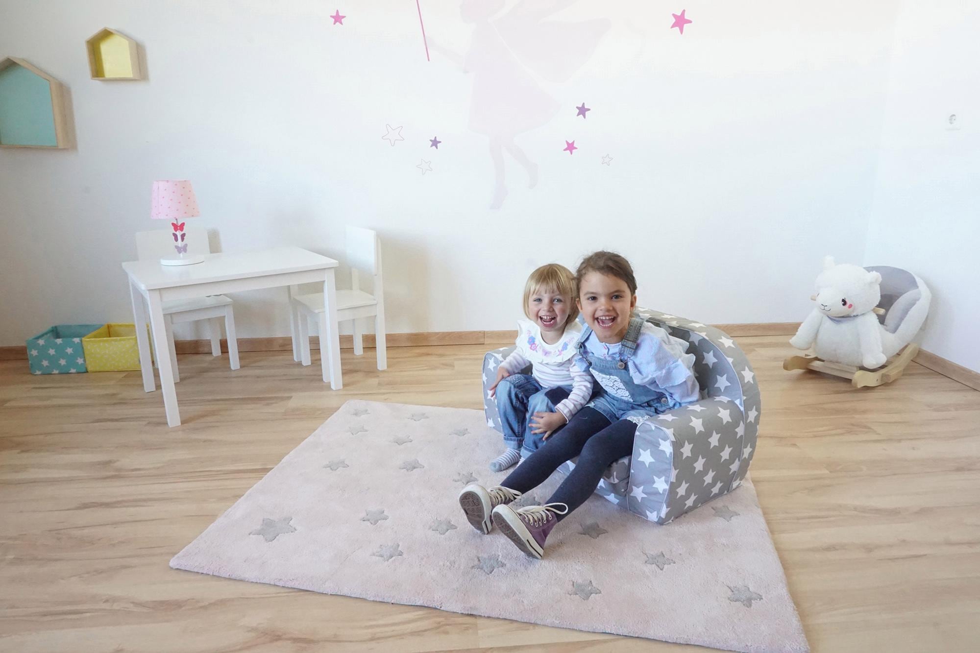 Knorrtoys® Sofa »Grey White Stars«, für Kinder; Made in Europe bei ♕