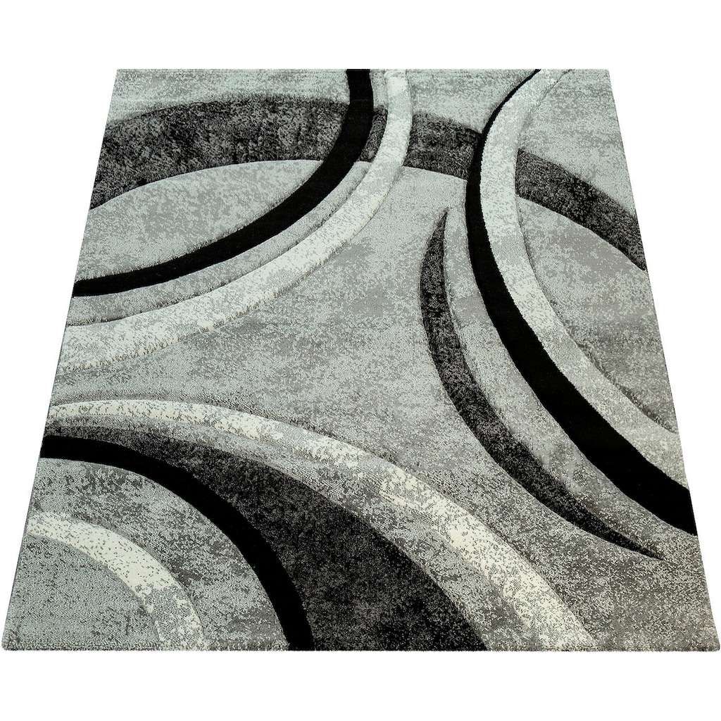Paco Home Teppich »Brillance 758«, rechteckig, Kurzflor, modernes geometrisches Design, auch als Läufer