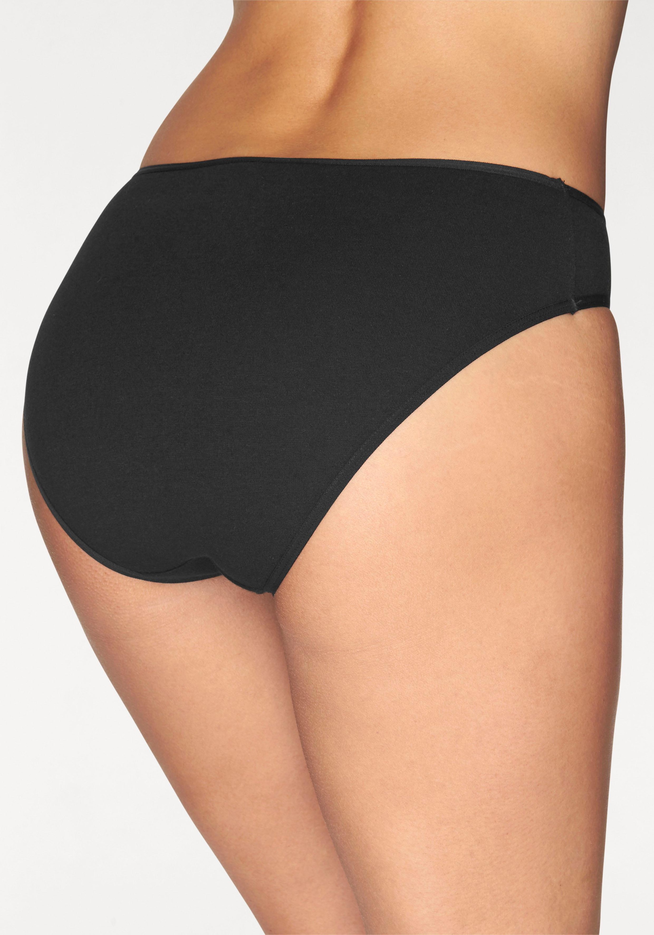 petite fleur Bikinislip, (Packung, 10 St.), aus elastischer Baumwolle