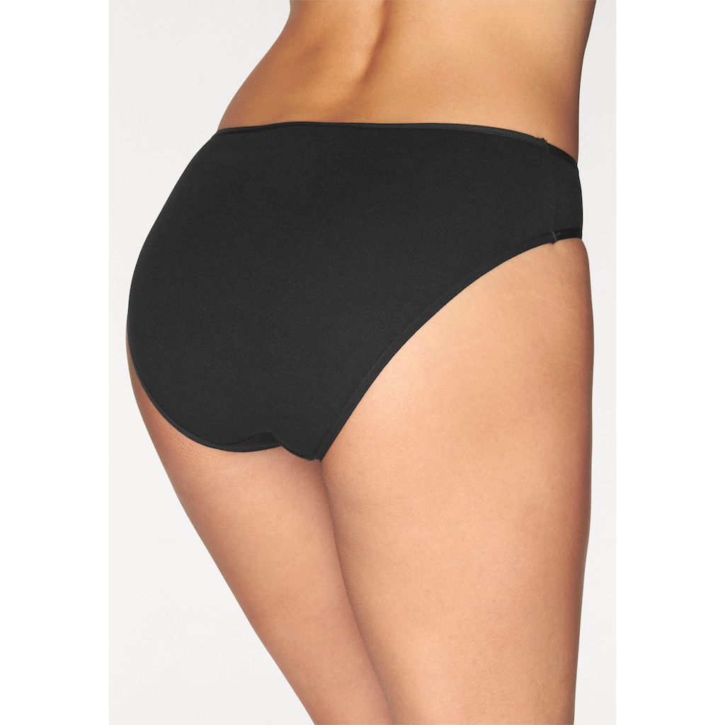 petite fleur Bikinislip, (Packung, 10 St.), aus elastischer Baumwolle