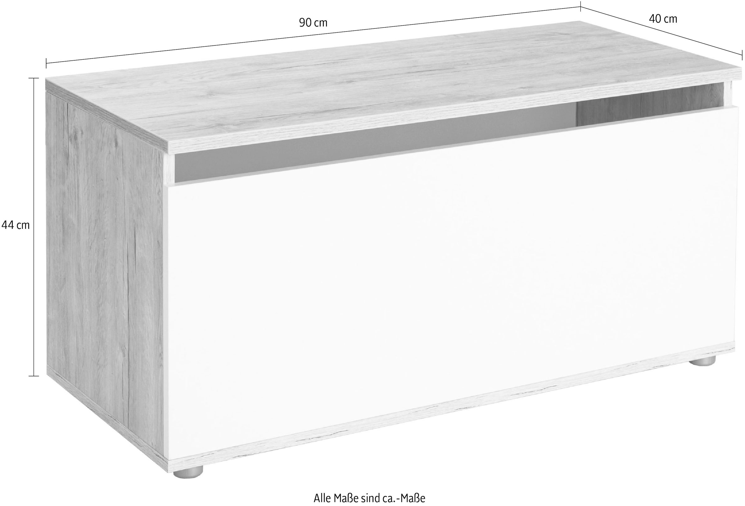 arthur berndt Truhe »Bente« Spielzeugkiste mit Gasdruckfedern im modernen Design