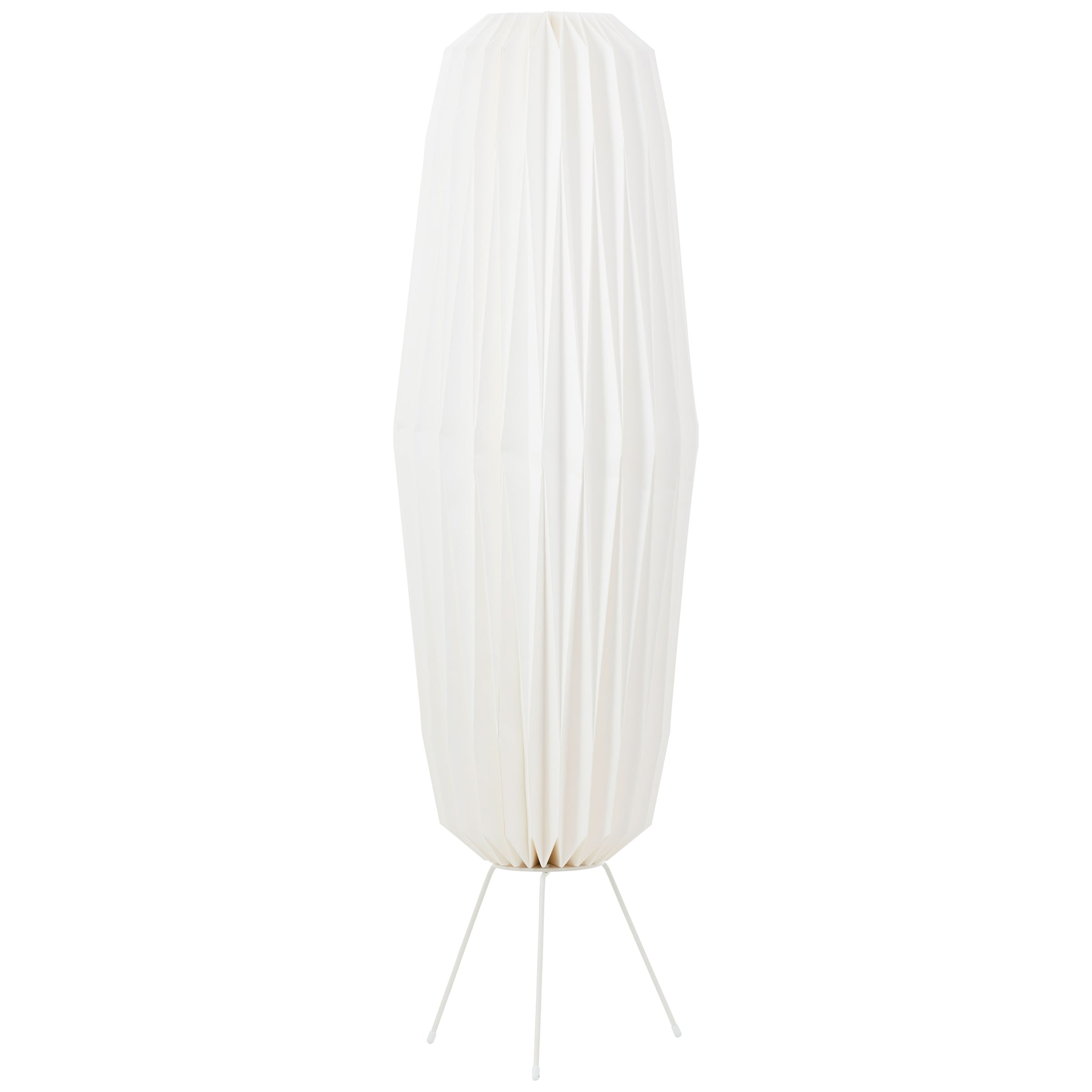 Brilliant Stehlampe »June«, 1 flammig-flammig, 110 cm Höhe, E27, max. 20 W, Papier/Metall, weiß