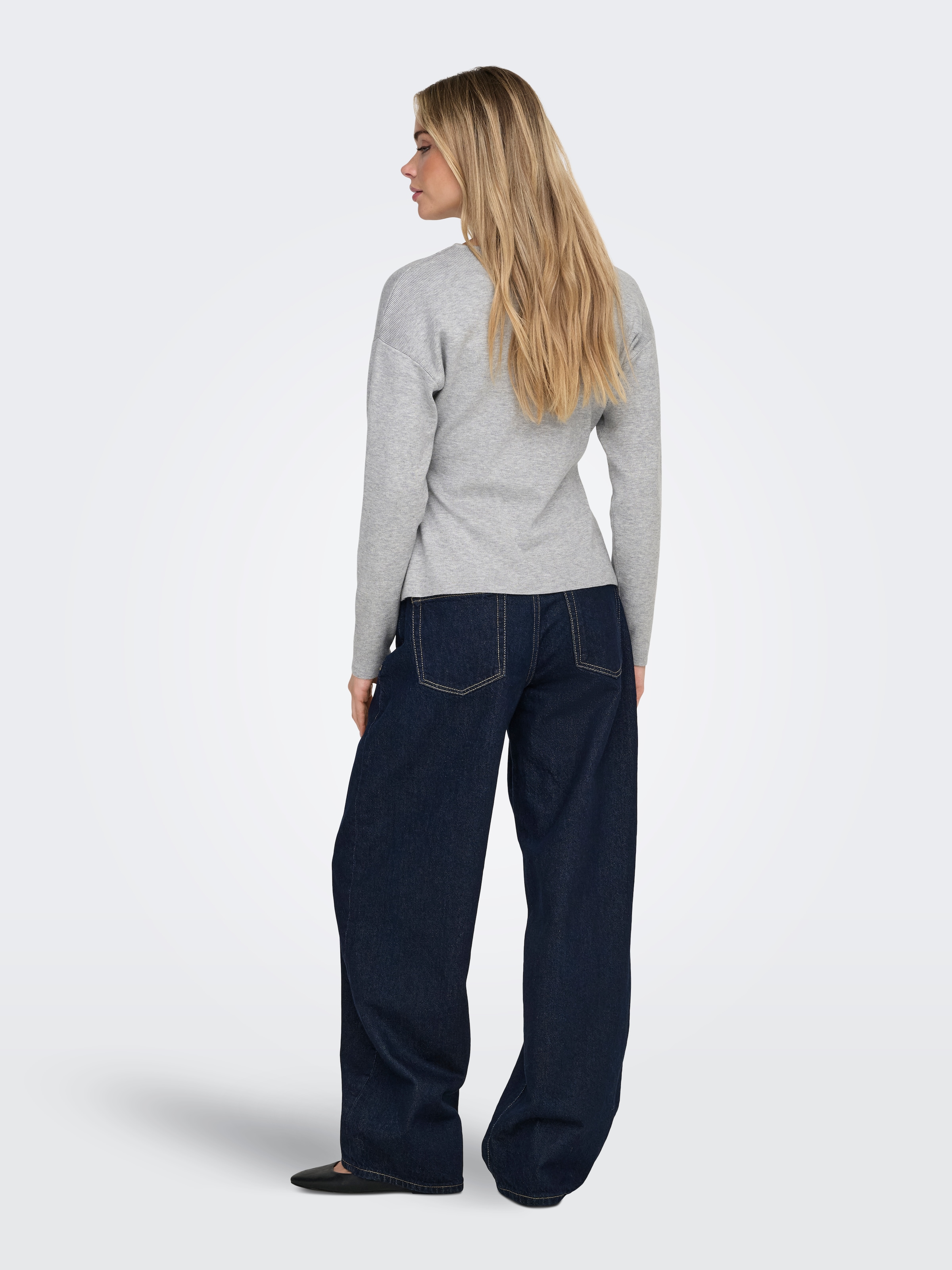 ONLY Strickjacke »ONLLUCY LS O-NECK CARDIGAN EX KNT« Materialmix, regular fit, Rundhals