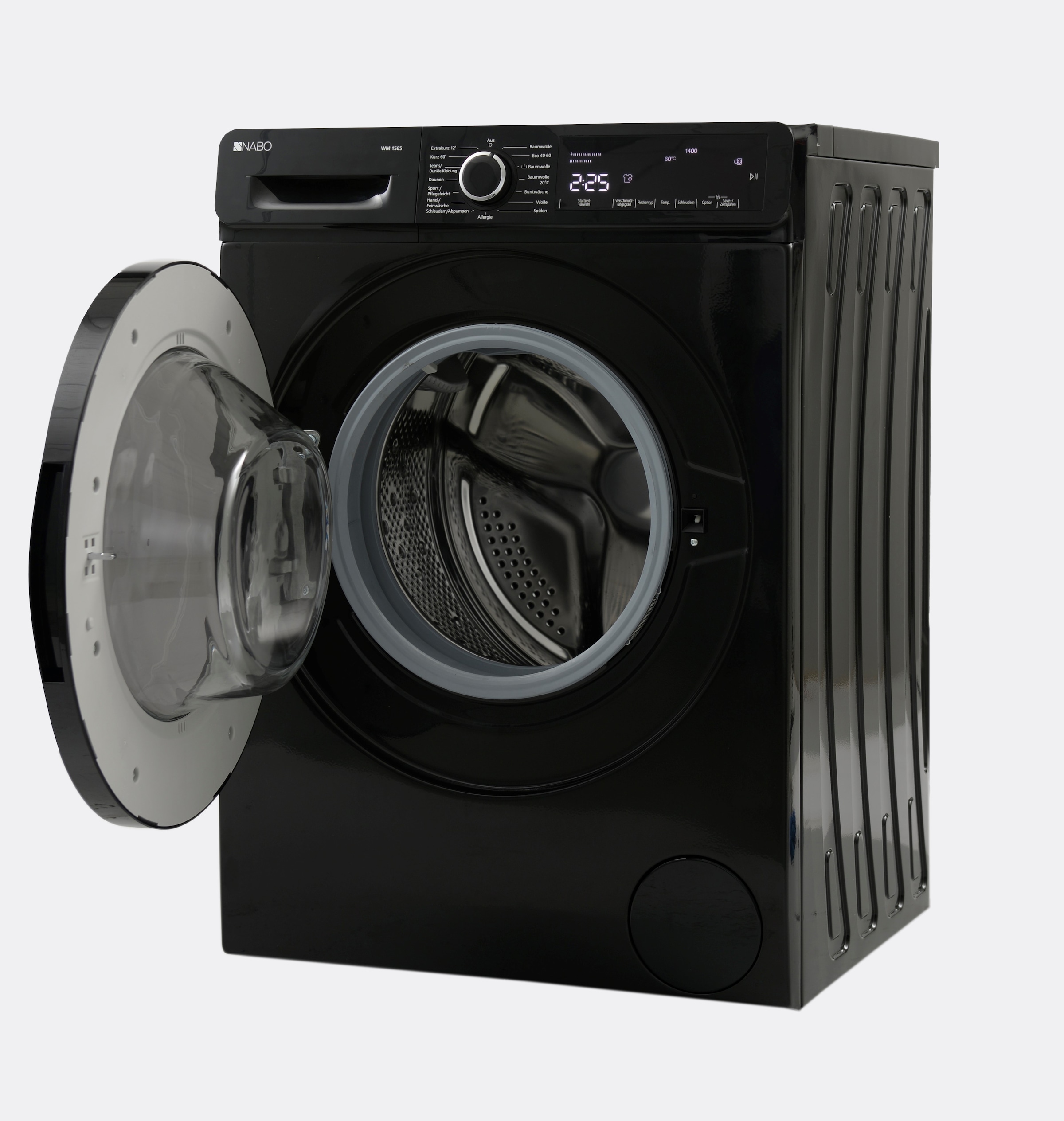 NABO Waschmaschine, WM 1565, 8 kg, 1400 U/min, mit Dampf