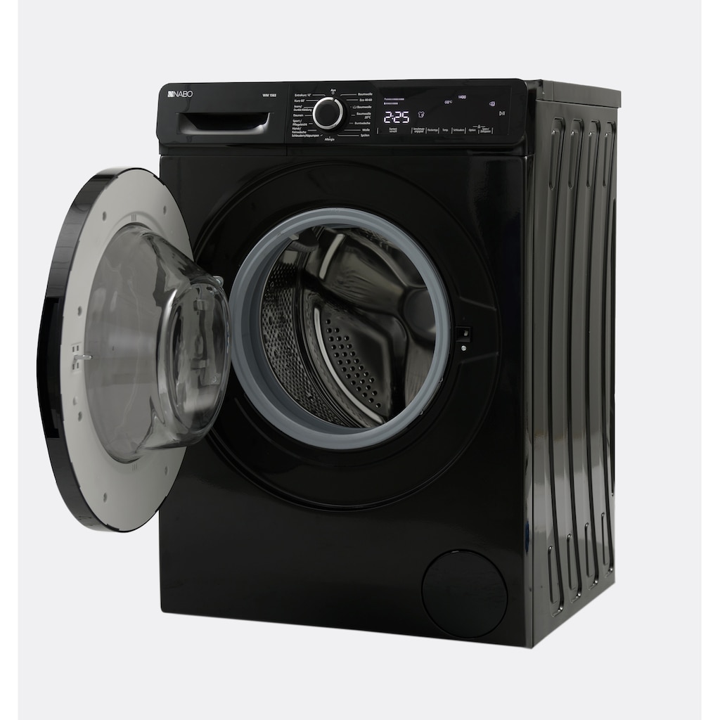 NABO Waschmaschine, WM 1565, 8 kg, 1400 U/min