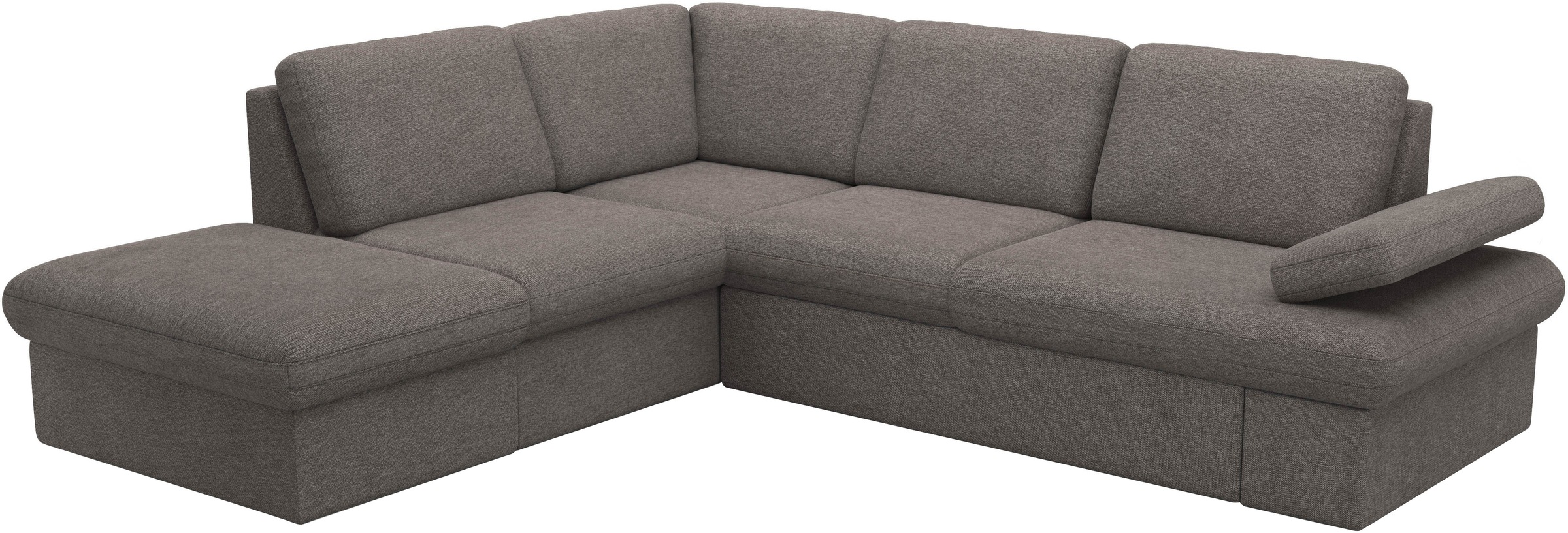 sit&more Ecksofa »Moreno«, mit Armteilverstellung,wahlweise mit Bettfunktion