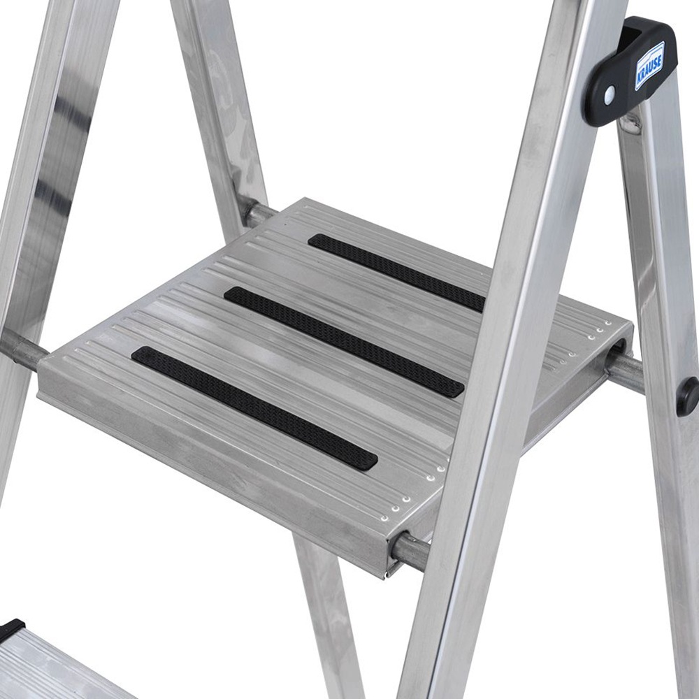 KRAUSE Stehleiter »Safety«, Aluminium, 1x7 Stufen, Arbeitshöhe ca. 350 cm