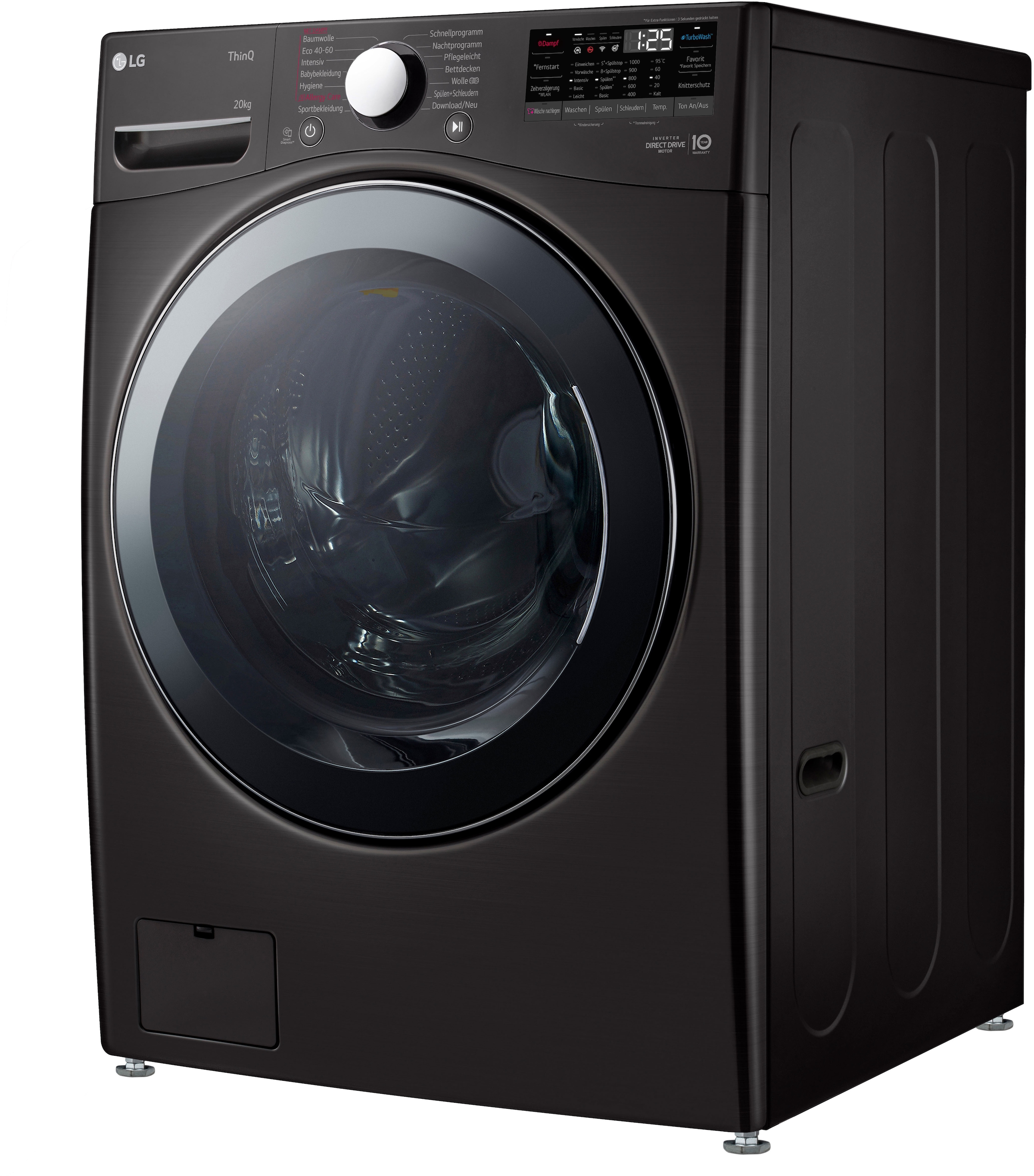 LG Waschmaschine Big Capacity »F0WVT202B«, 20 kg, 1000 U/min