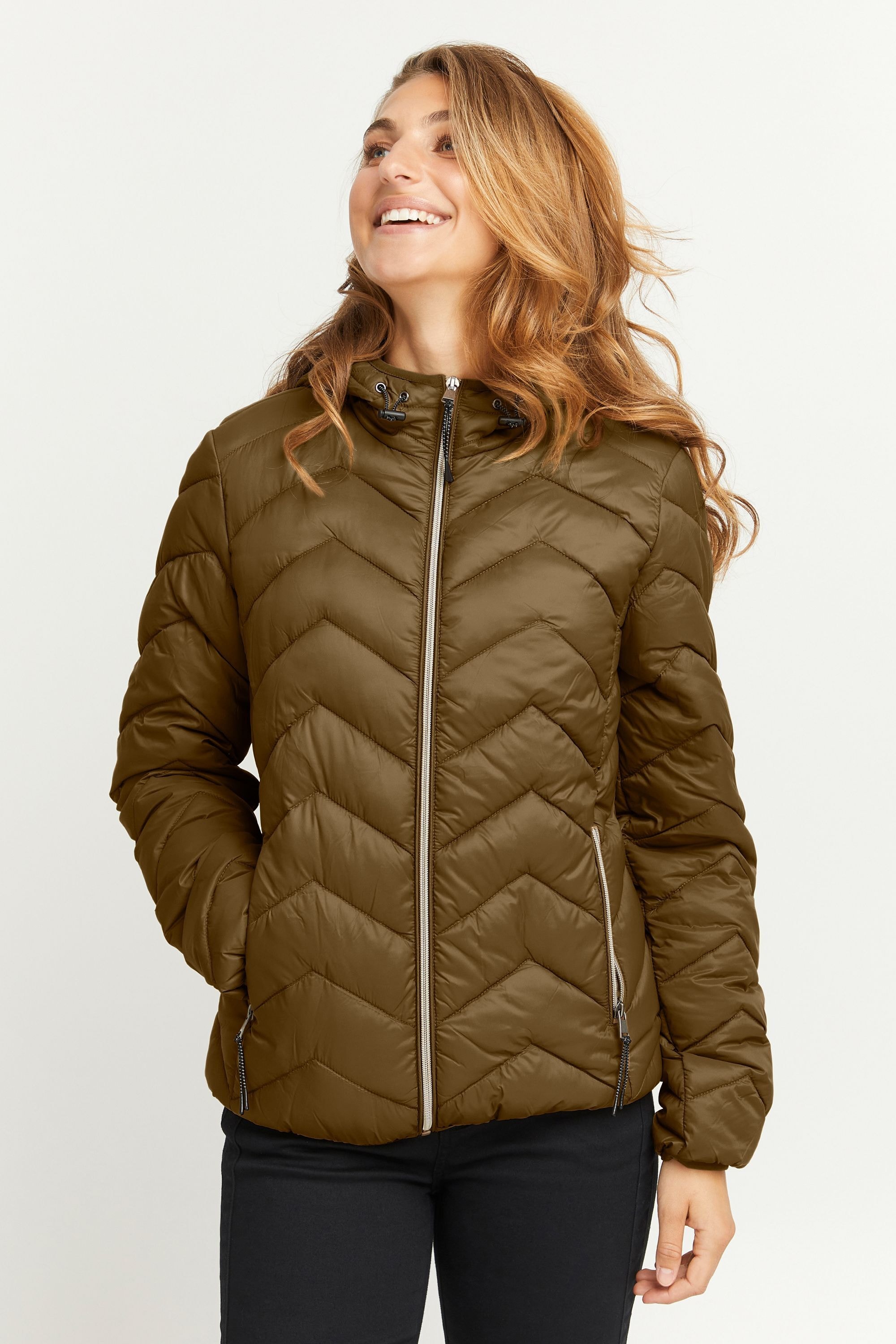 fransa Steppjacke »Steppjacke FRPadma«, mit Kapuze