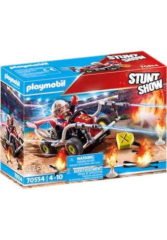 Playmobil® Konstruktions-Spielset »Feuerwehrkart (70554), Stuntshow«, (47 St.) kaufen