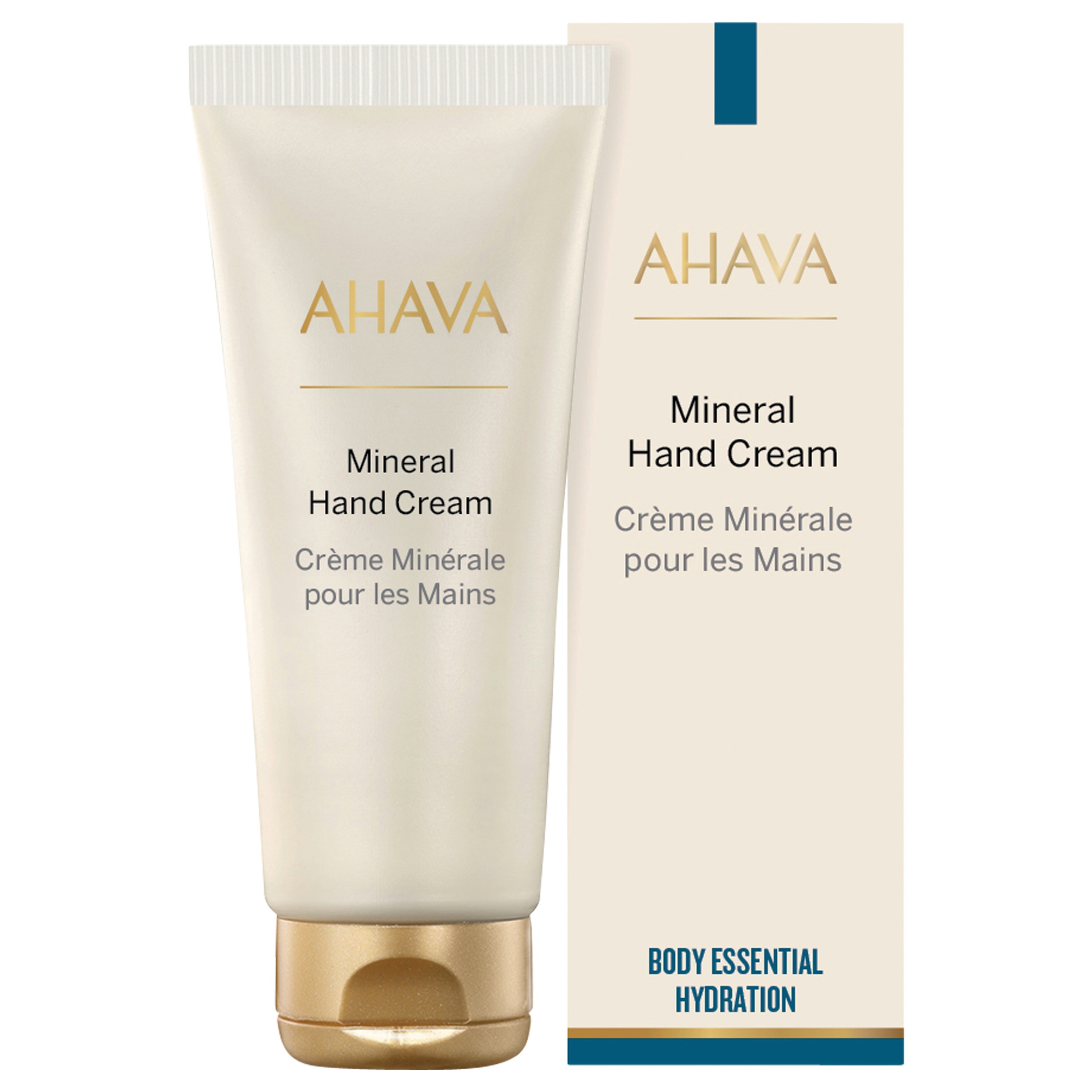 AHAVA Handcreme »MINERAL HAND CREAM« mit Mineralienkomplex Osmoter™ aus dem Wasser des Toten Meeres