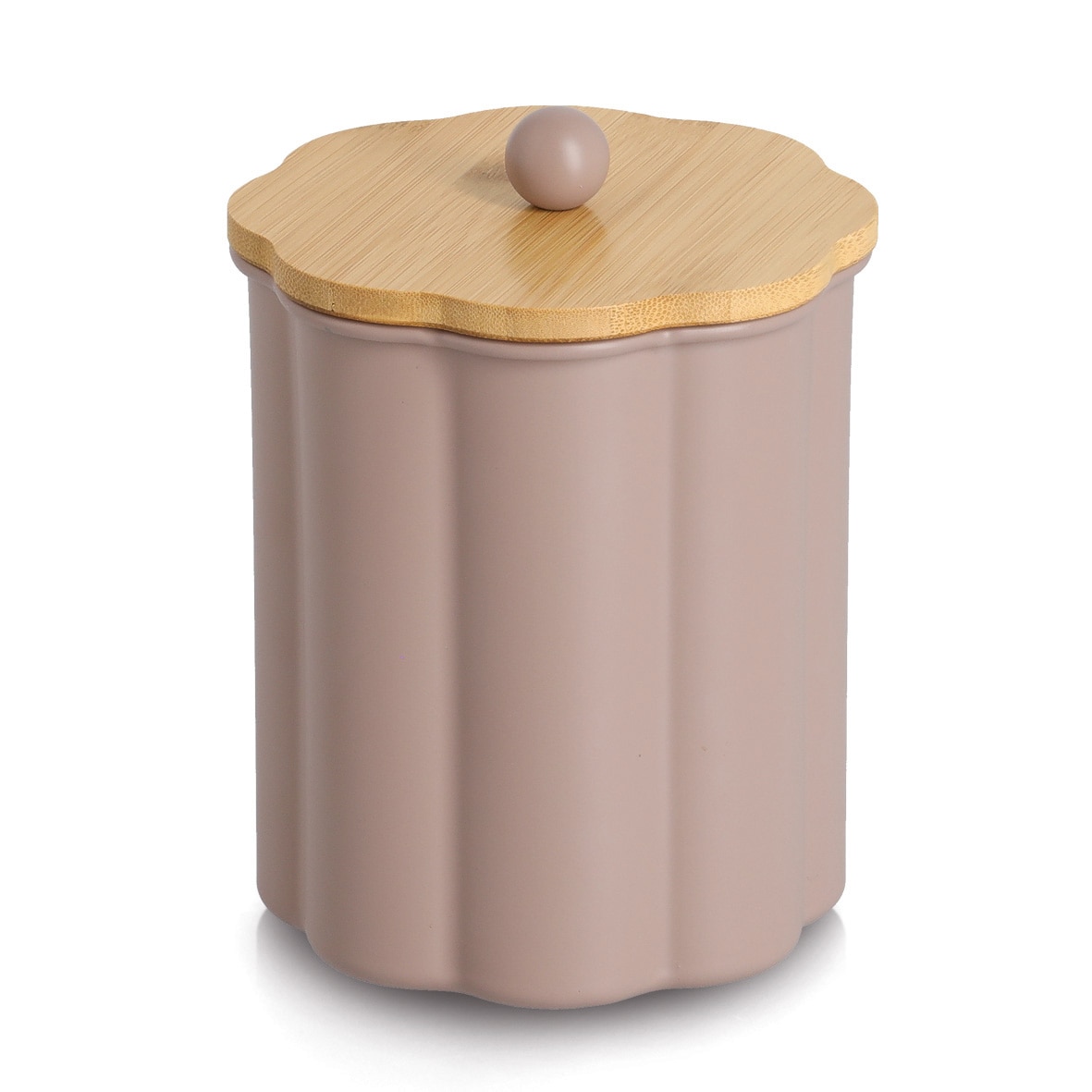 Zeller Present Vorratsdose »Dose mit Bambusdeckel, 2er-Set, 1000 ml, Metall« ca. Ø12,2x16,5 cm