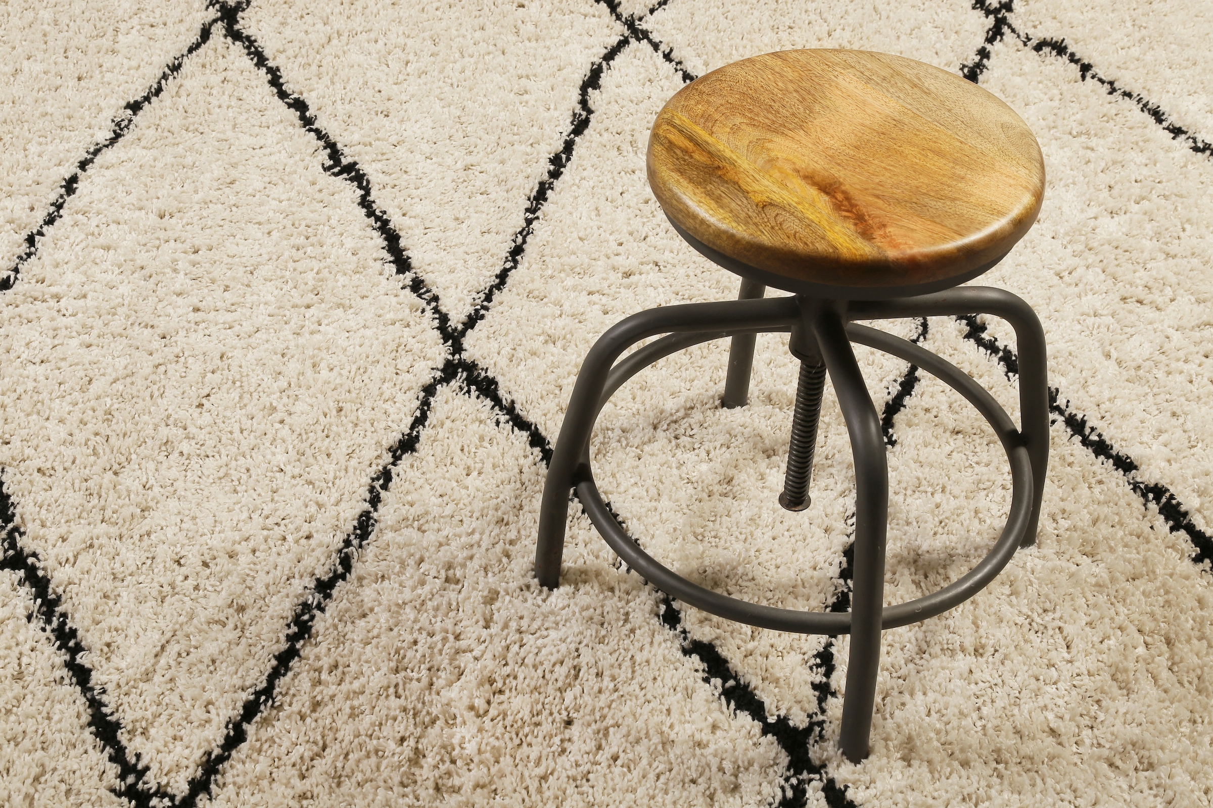 Wecon home Hochflor-Teppich »STUDIO one«, rechteckig, 35 mm Höhe, weicher und kuscheliger Flor, Wohnzimmer, Schlafzimmer, im Berber-Stil