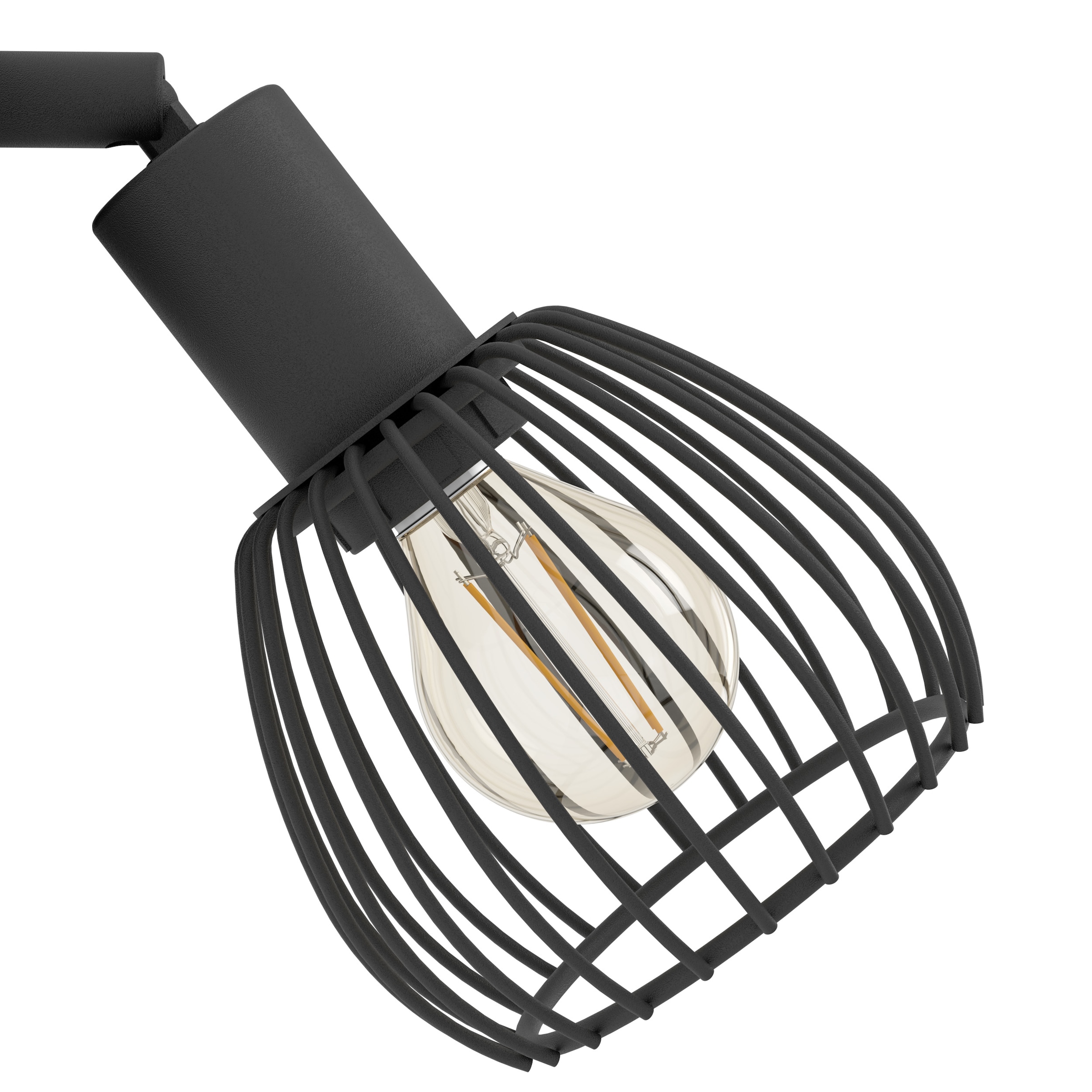 EGLO Deckenspot »SONNINO Spotlampe - Stahl - E14 - 1X40W - IP20« E14 1 Stk. Wandleuchte, Wandspot, schwenkbar, Strahler, L9,5 x B9,5 x AL18,5 cm