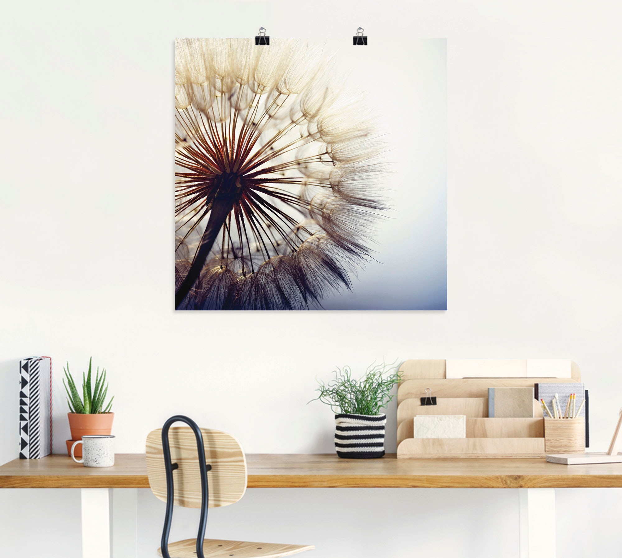 Artland Wandbild »Große Pusteblume«, Blumen, (1 St.), als Alubild, Outdoorbild, Leinwandbild, Poster, Wandaufkleber
