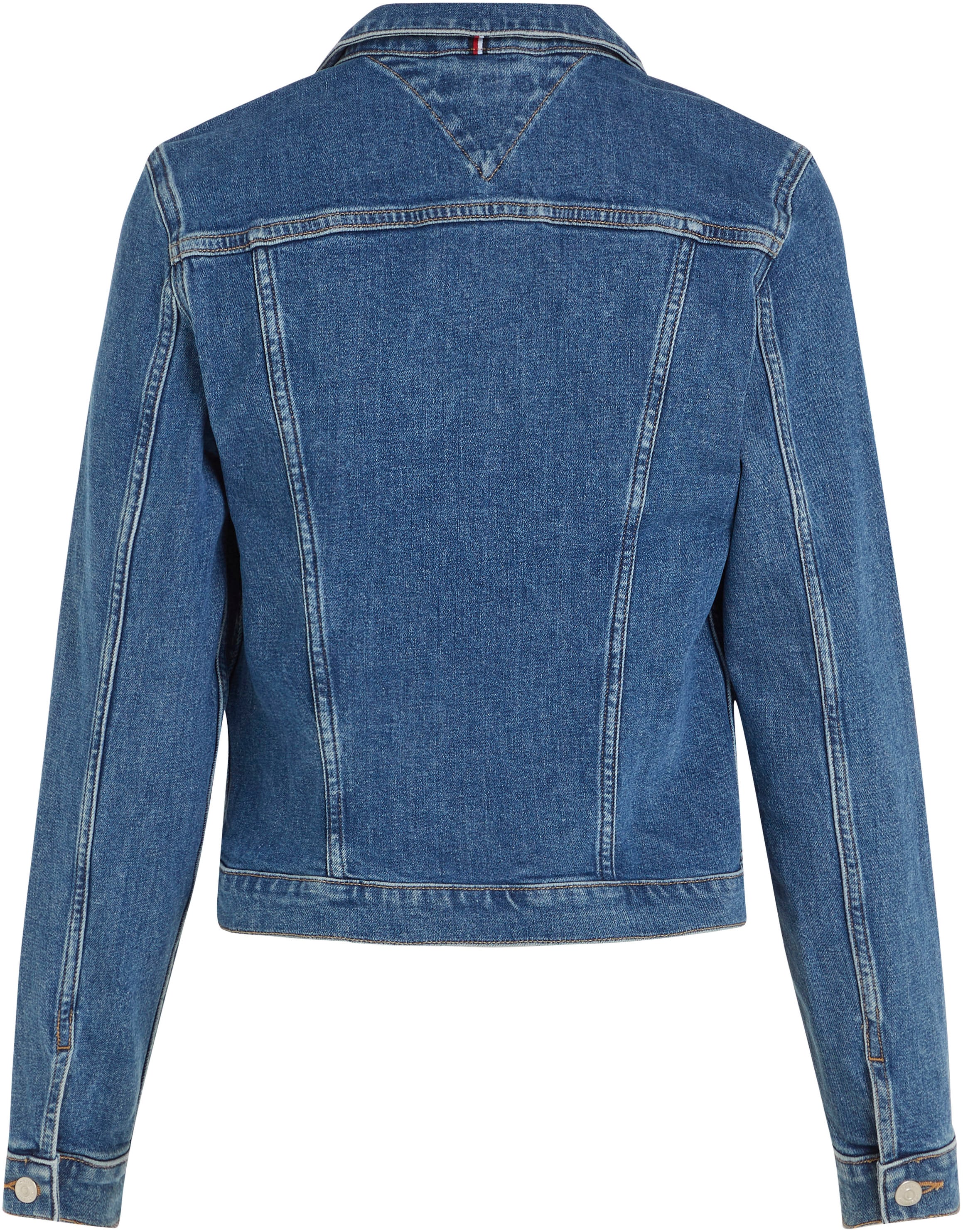 Tommy Hilfiger Jeansblazer »DNM SLIM JACKET MEL«, mit Markenlabel