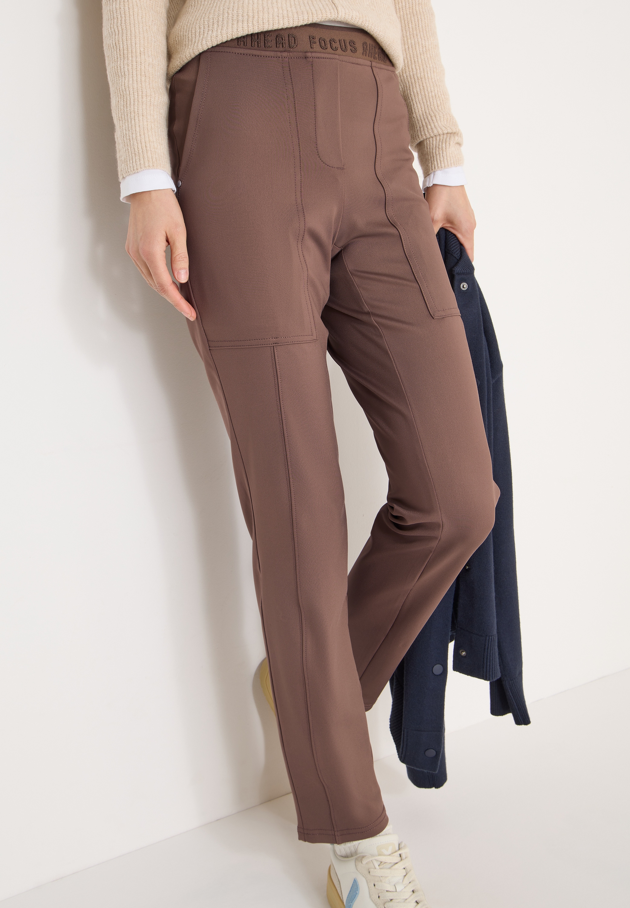 Cecil Stoffhose »Style Tracey«  mit Stretch und elastischem Bund