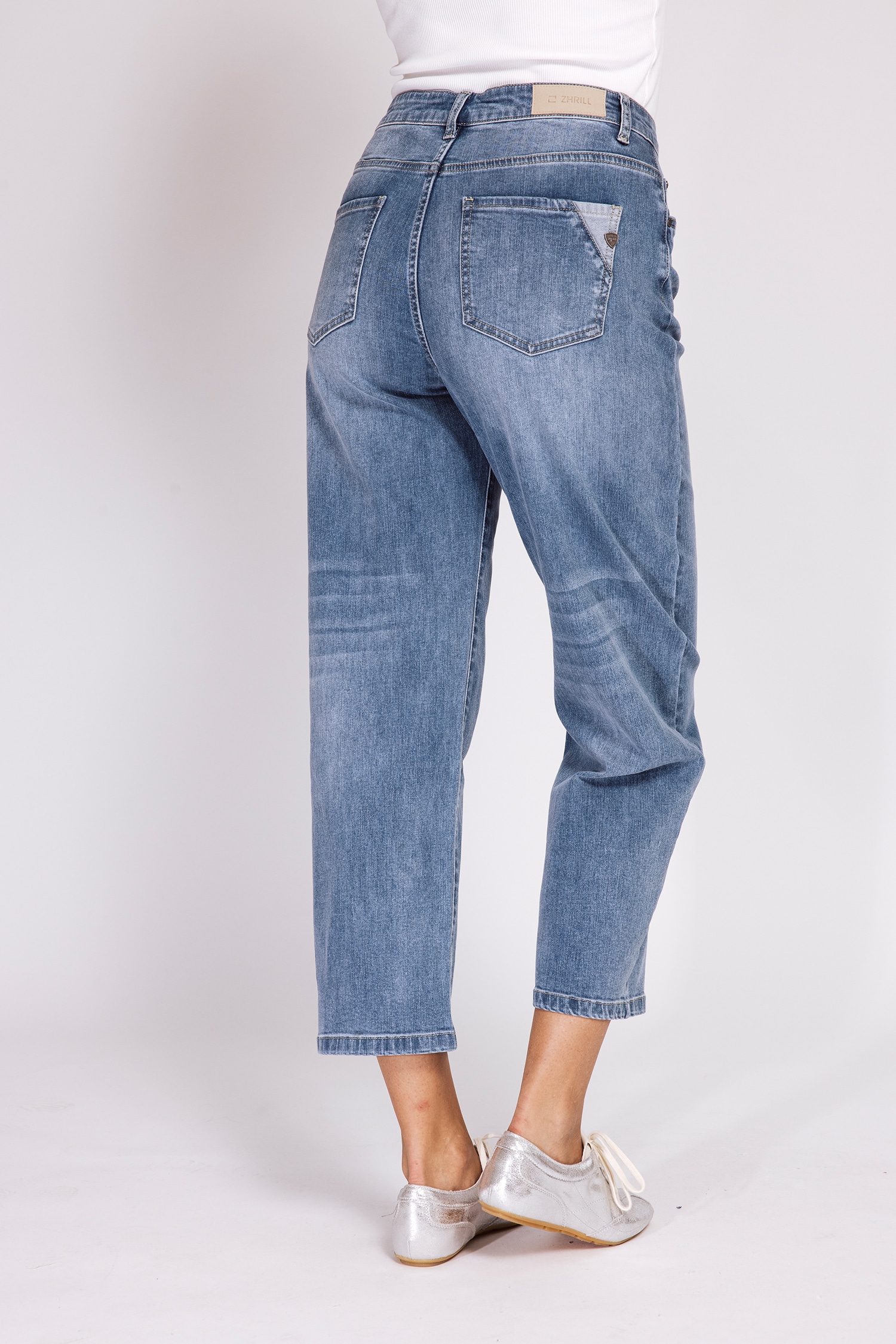 Zhrill 7/8-Jeans »IZA« in bequemer Passform und mit Animal-Print