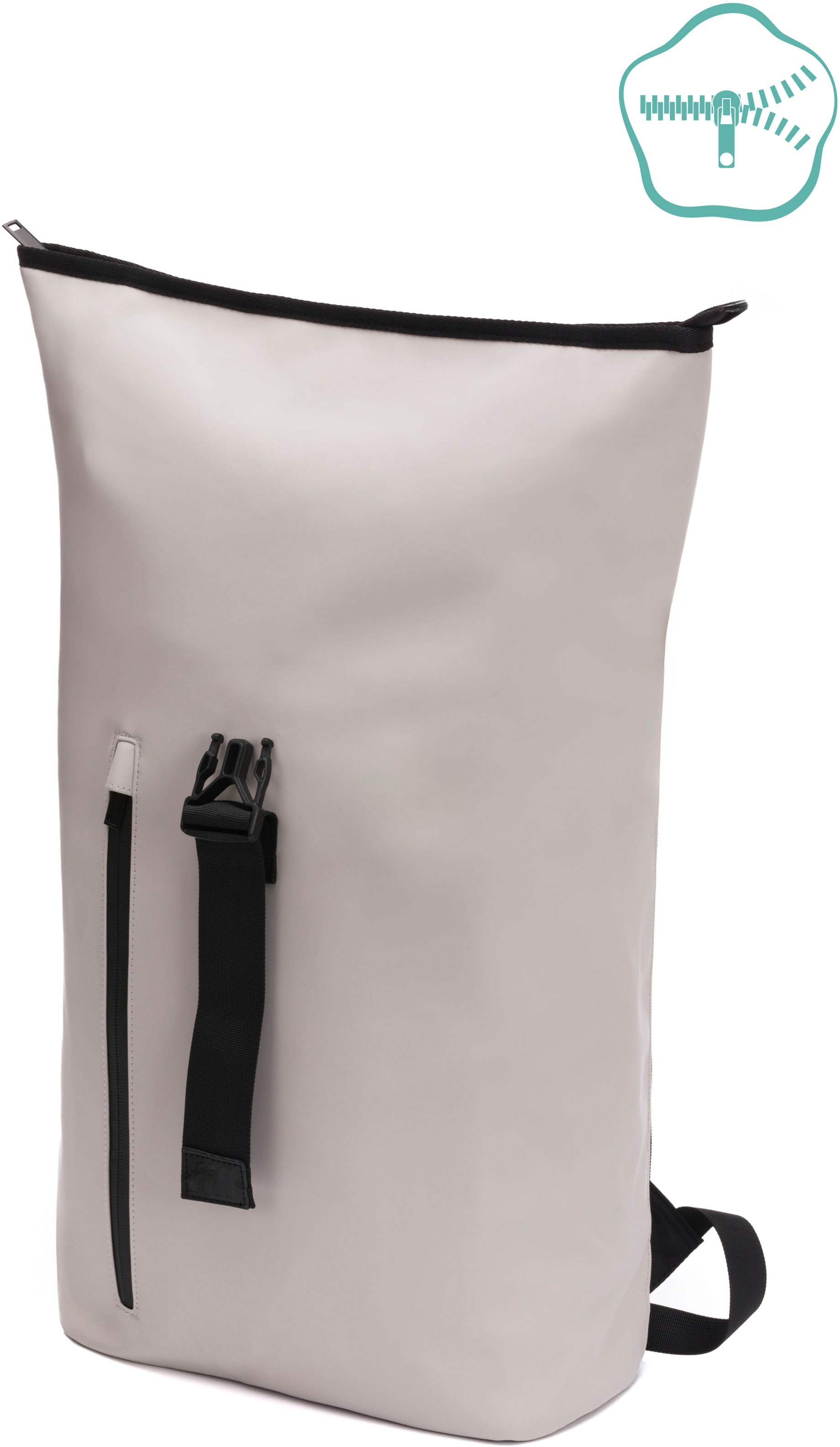 Fillikid Wickelrucksack »Oslo, alabaster beige«, inkl. Flaschenwärmer und Wickelauflage
