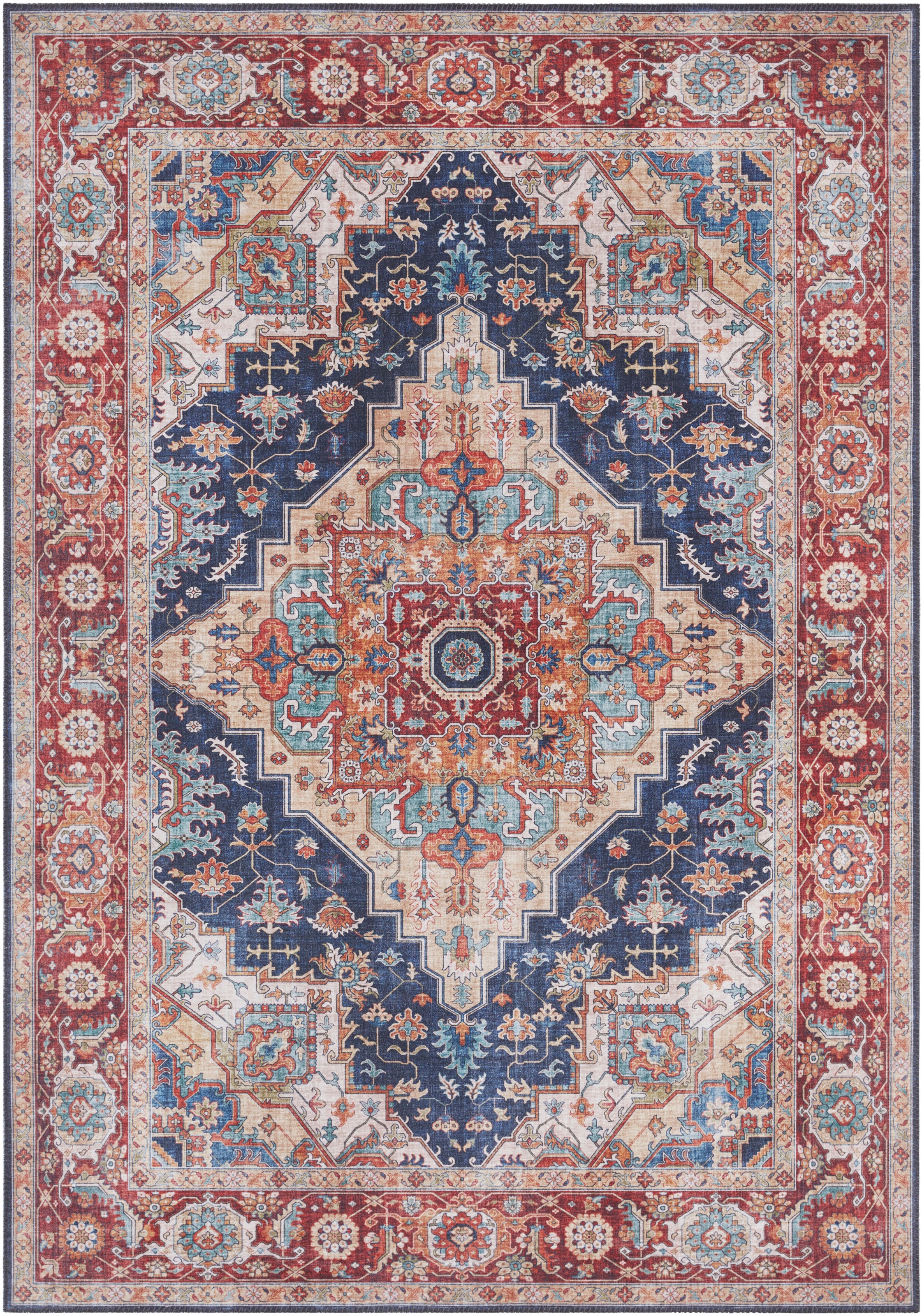 HANSE Home Teppich »Sylla«, rechteckig, 5 mm Höhe, Orientalisch, Läufer, Vintage, Wohnzimmer, Schlafzimmer, Esszimmer