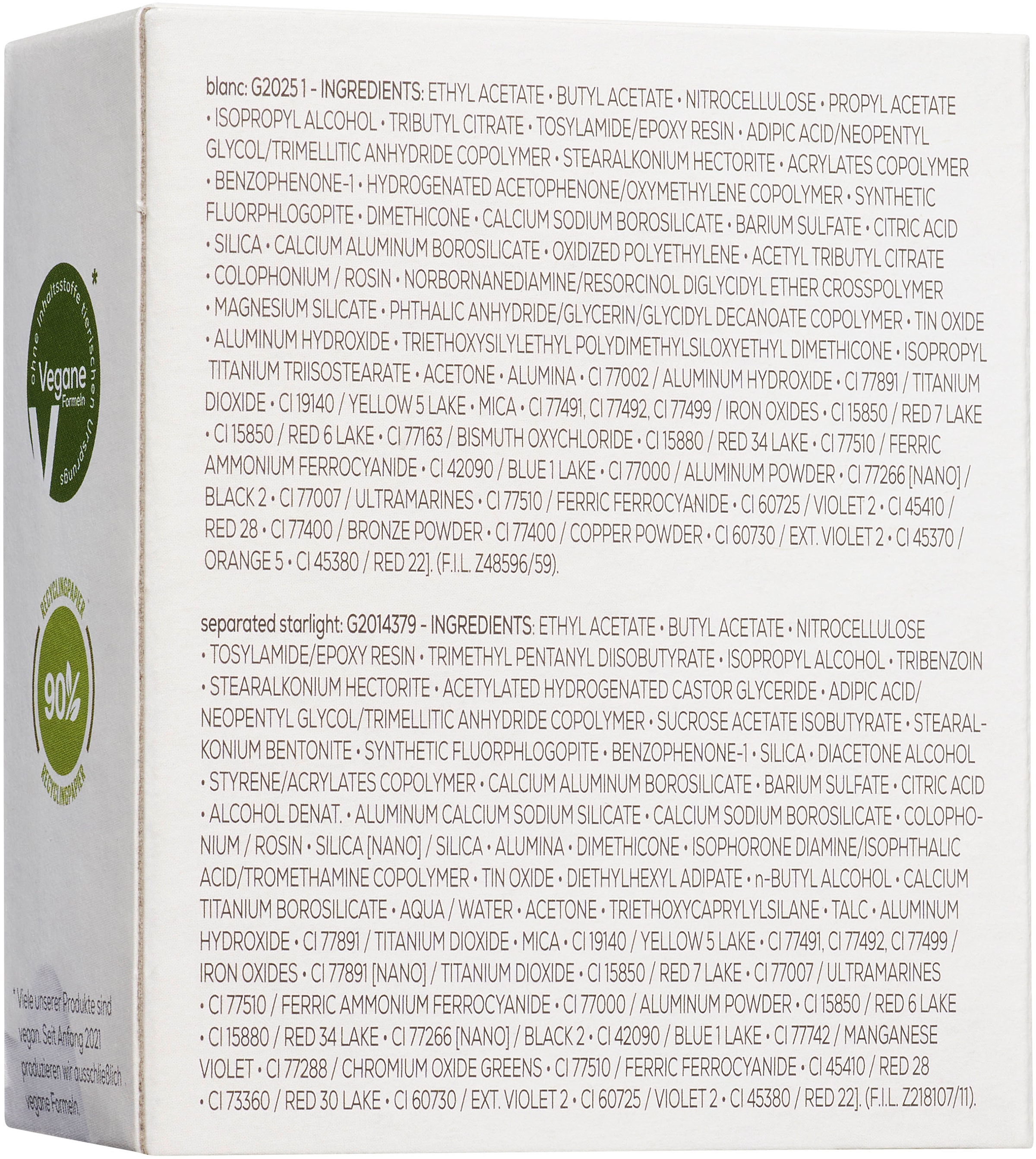essie Nagellack-Set »Essie Nagellack Nail Art Studio Set«, mit natürlichen Inhaltsstoffen
